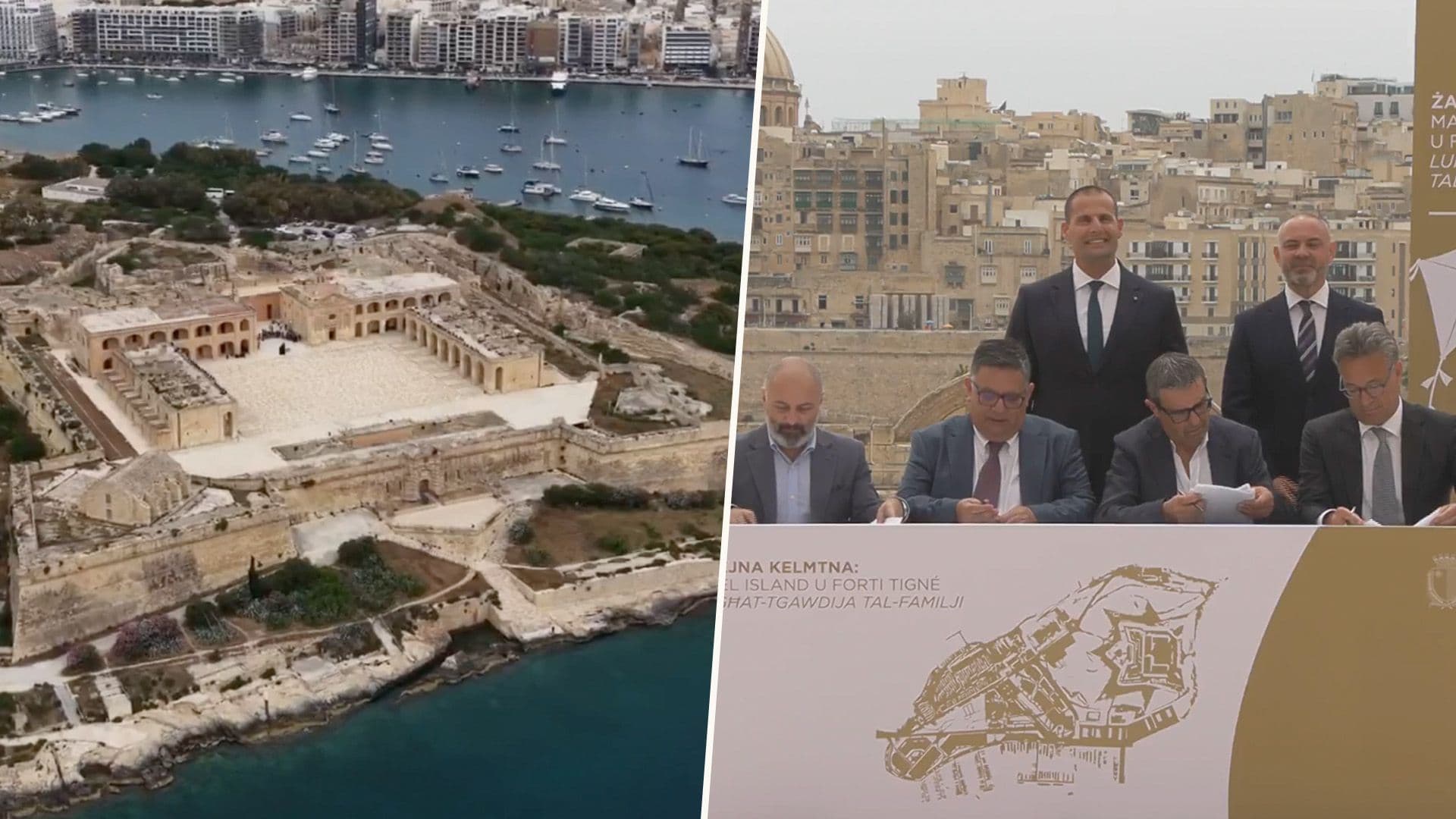 Agreement To Return Manoel Island & Fort Tigne To The People Sealed