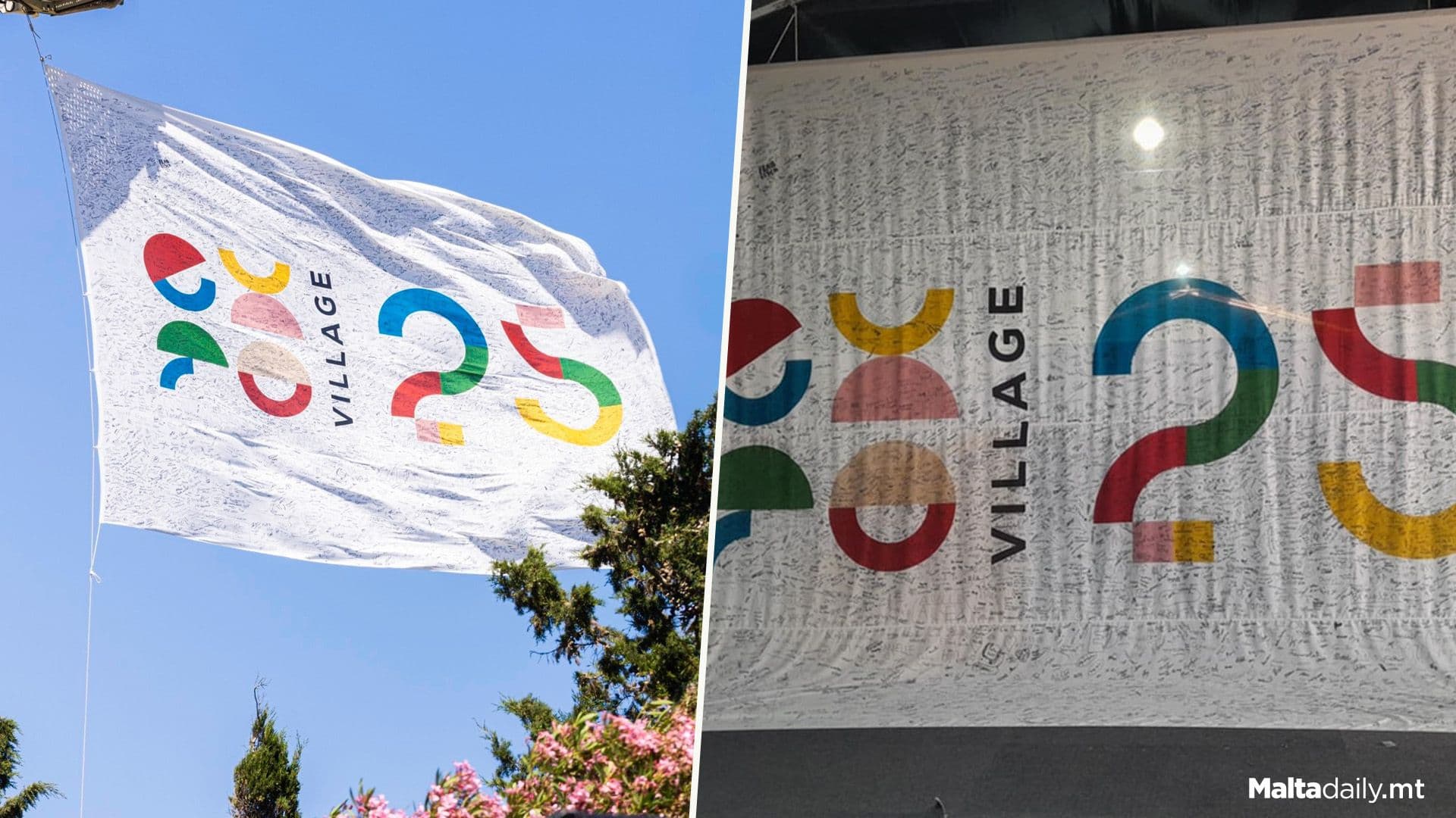 New Record: 6,178 Signatures On Flag At Expo Village 2025