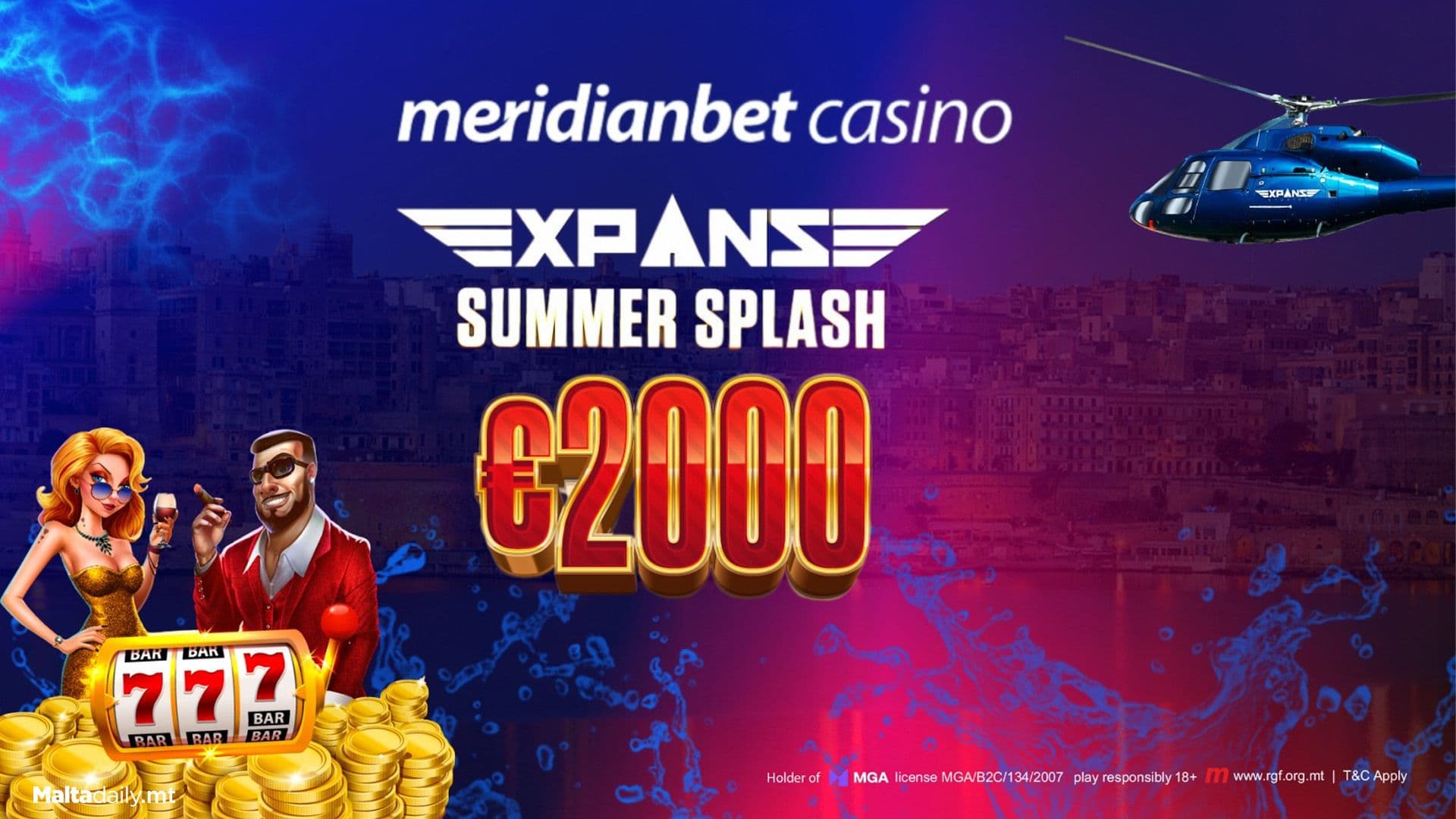 Meridianbet Launches Double Summer Promo With €2,000 Prize Pool & Daily Free Bets