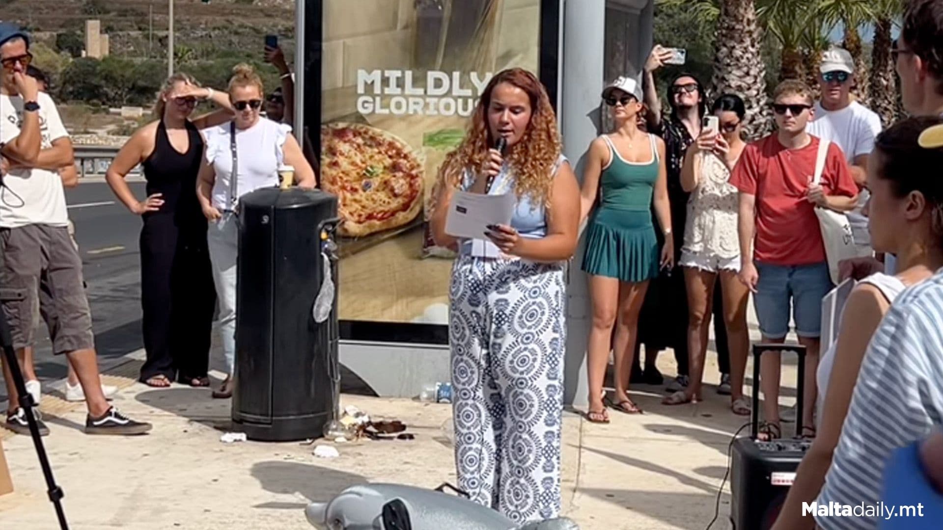 Protest Outside Mediterraneo Marine Park: Activists Demand Action