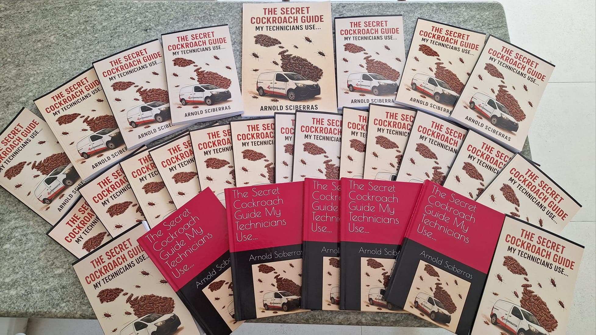 Arnold Sciberras Publishes ‘The Secret Cockroach Guide My Technicians Use’