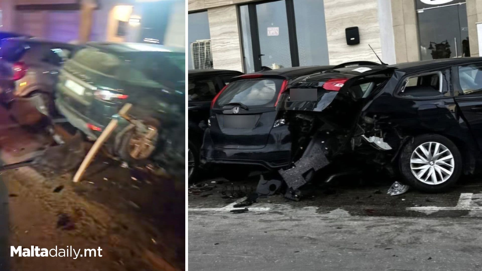 Multiple-Car Crash In Sliema Goes Viral On TikTok
