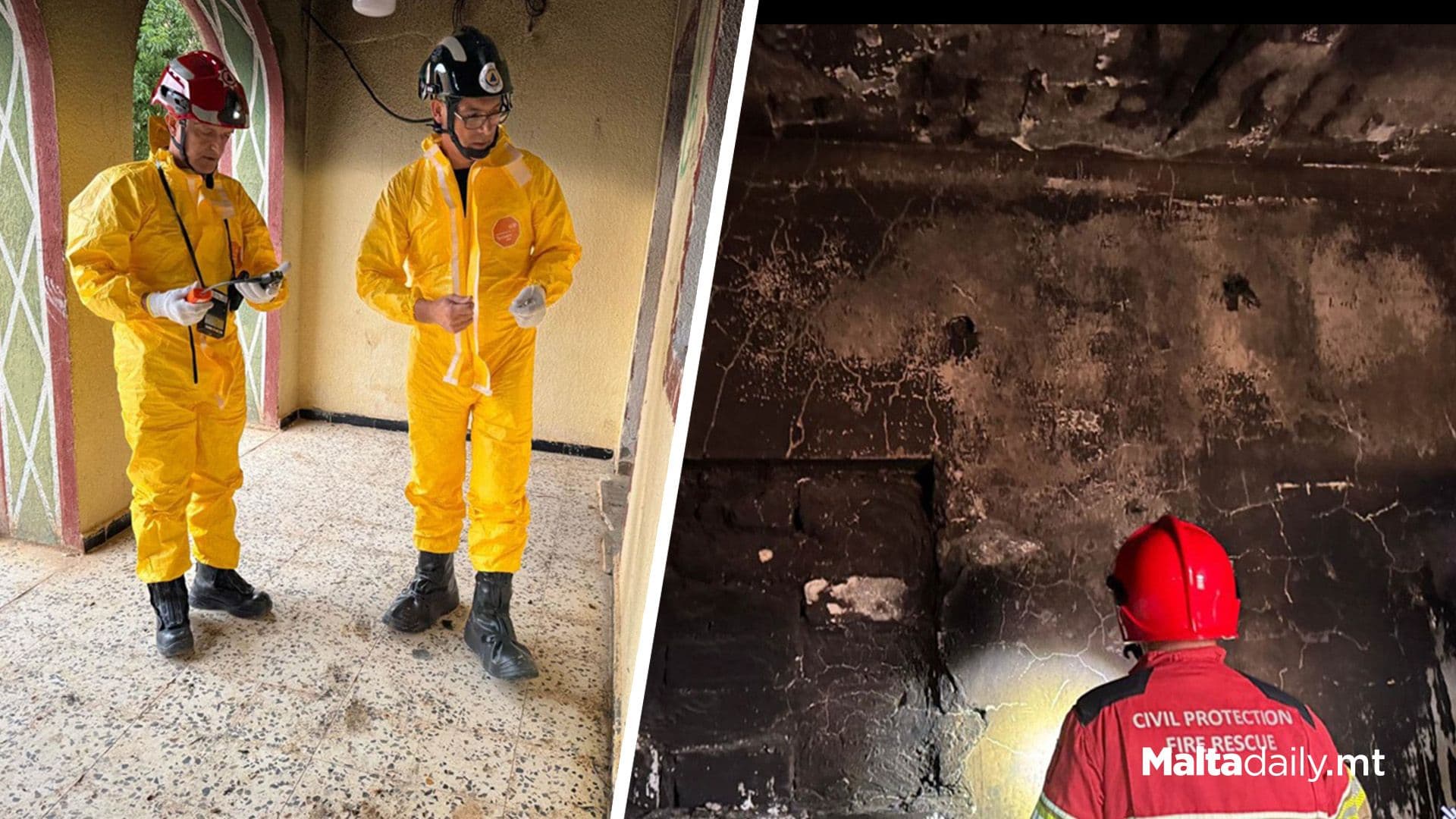 Maltese CPD Officials Assist Libya in Fire Investigation