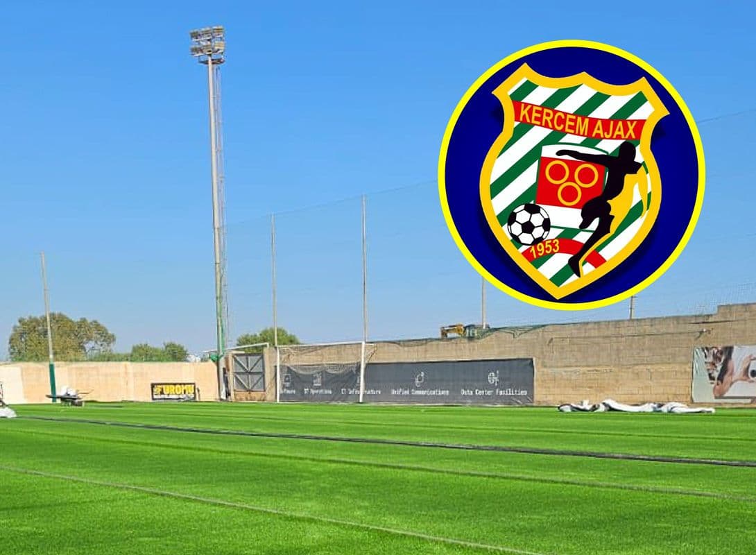 Kercem Ajax Stadium Enters New Phase with Fresh Artificial Turf