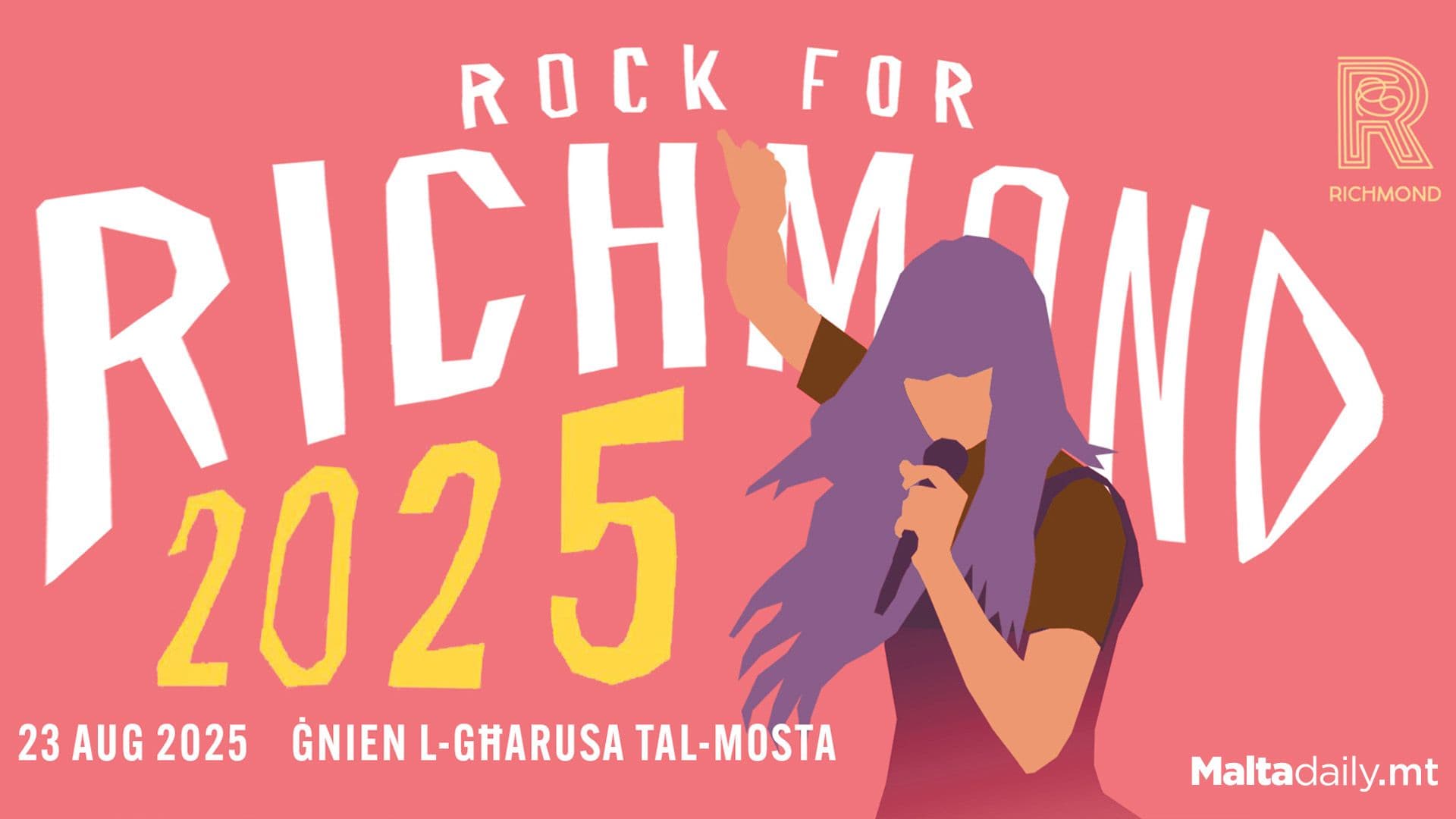 Richmond Foundation Fundraising Concert Returns To Ġnien l-Għarusa tal-Mosta on 23 August