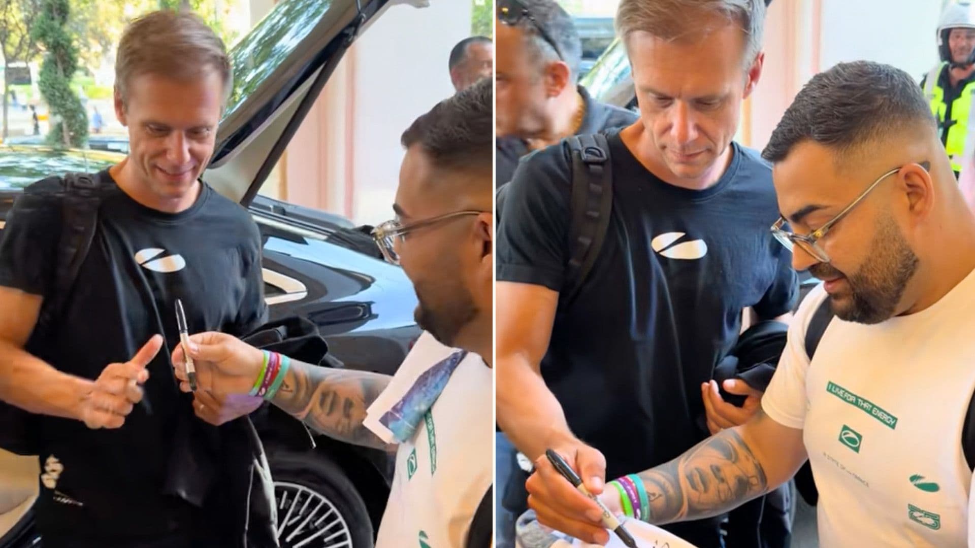 Armin Van Buuren Greeted By Fans In Malta