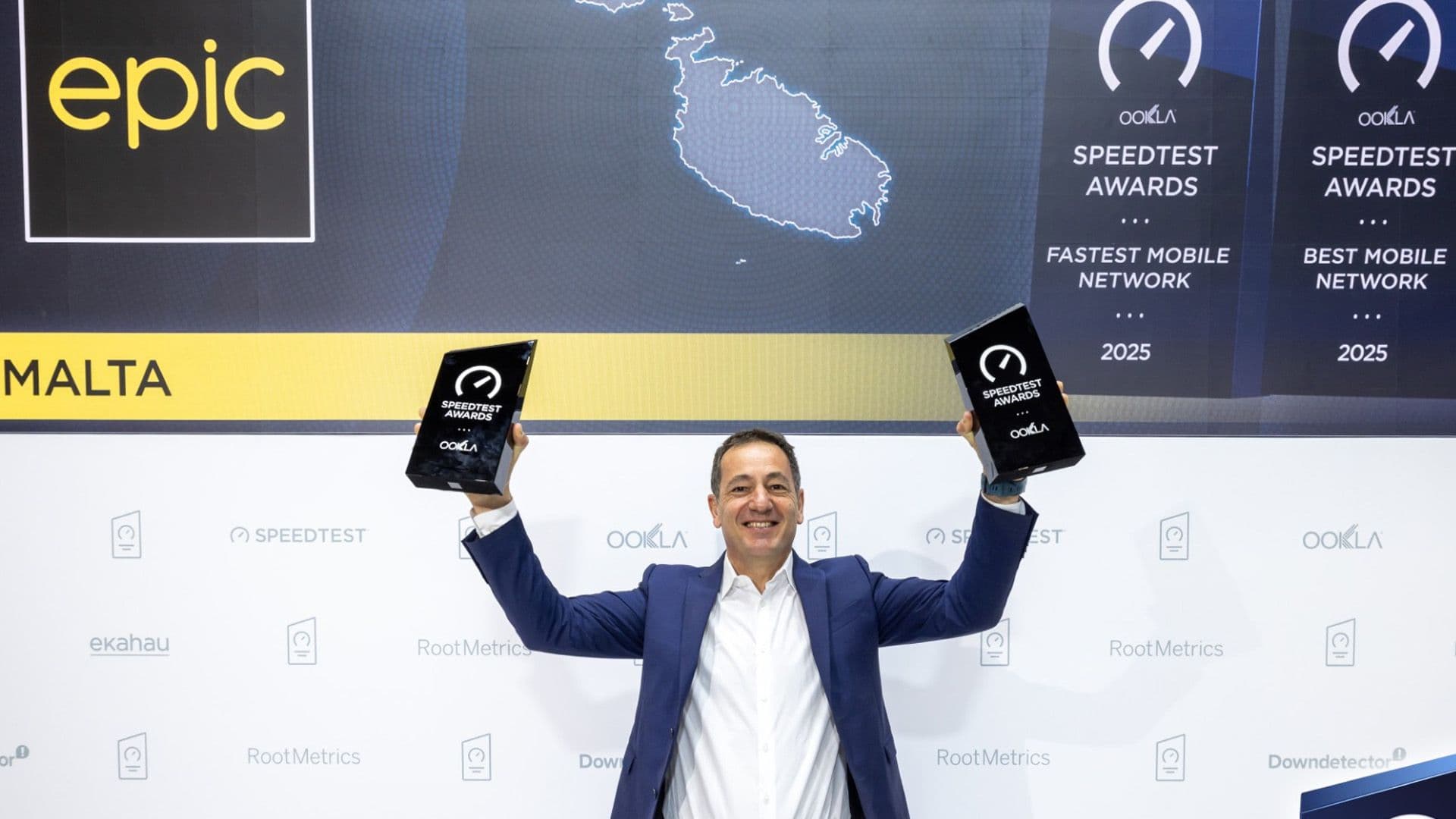 Epic Celebrates Major Win In Barcelona With Awards For Malta’s Best Network And Fastest Apple Device Performance
