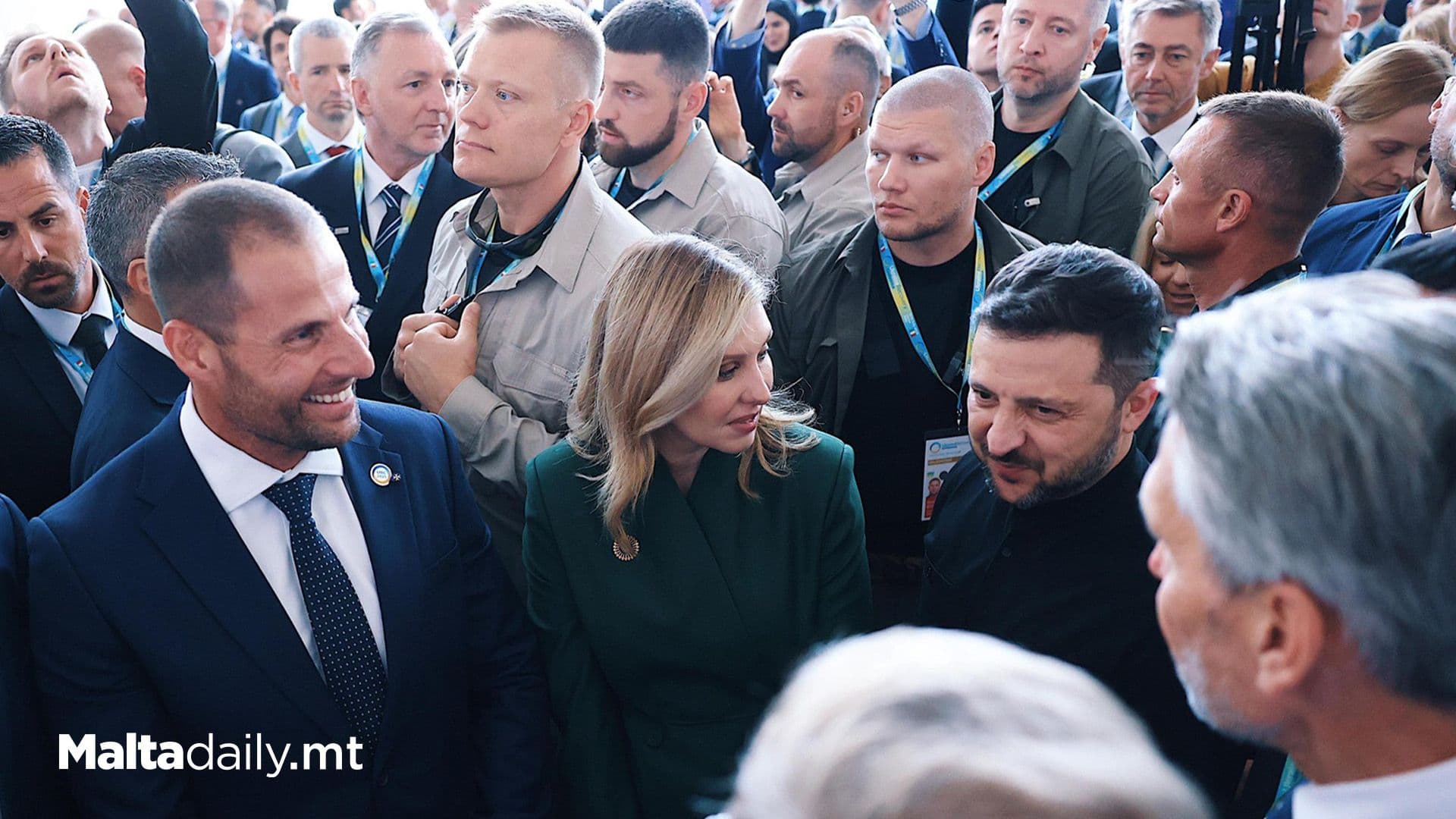 Prime Minister Robert Abela In Rome At The Ukraine Recovery Conference