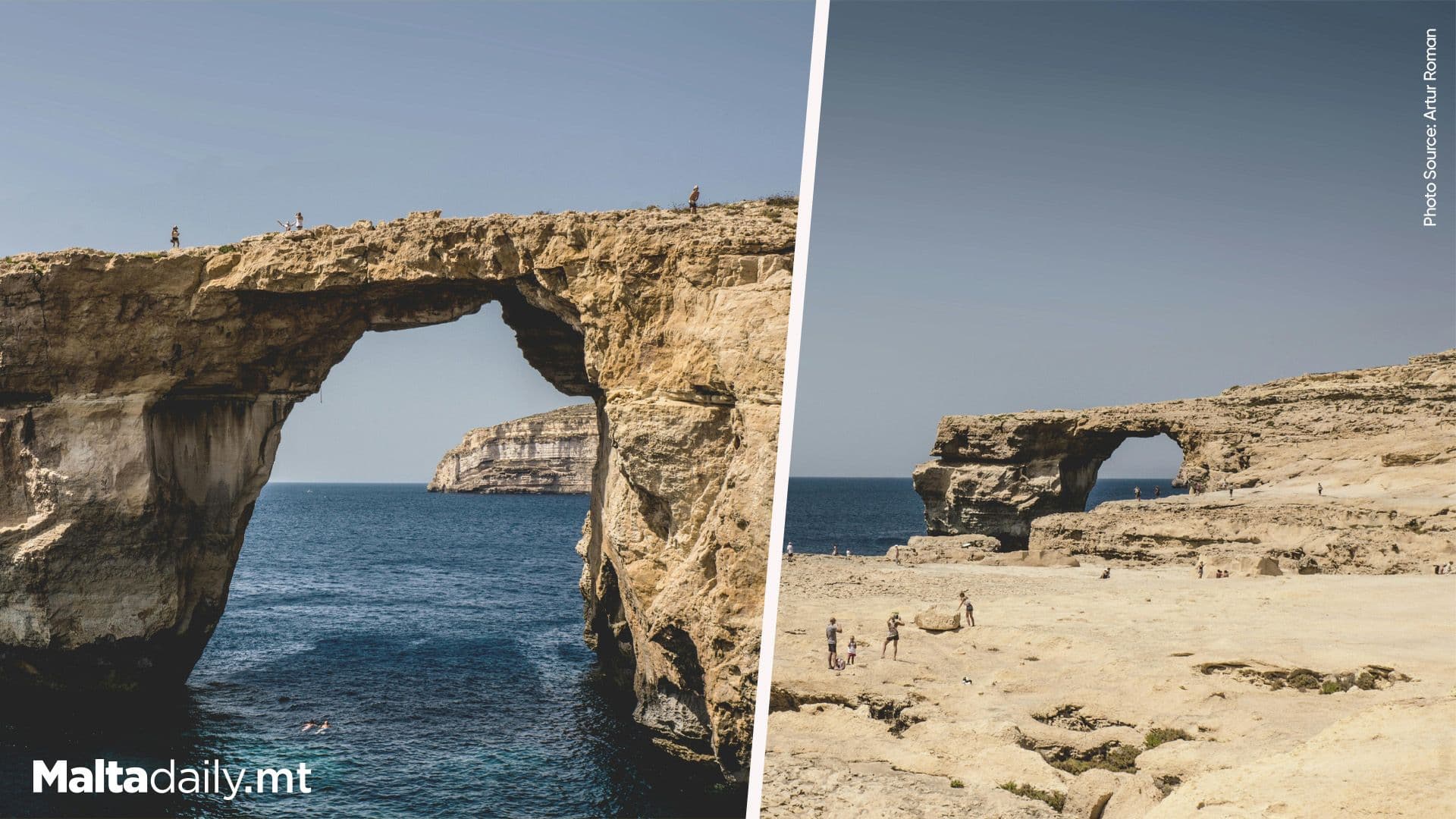 Gozo’s Azure Window Collapsed 8 Years Ago Today