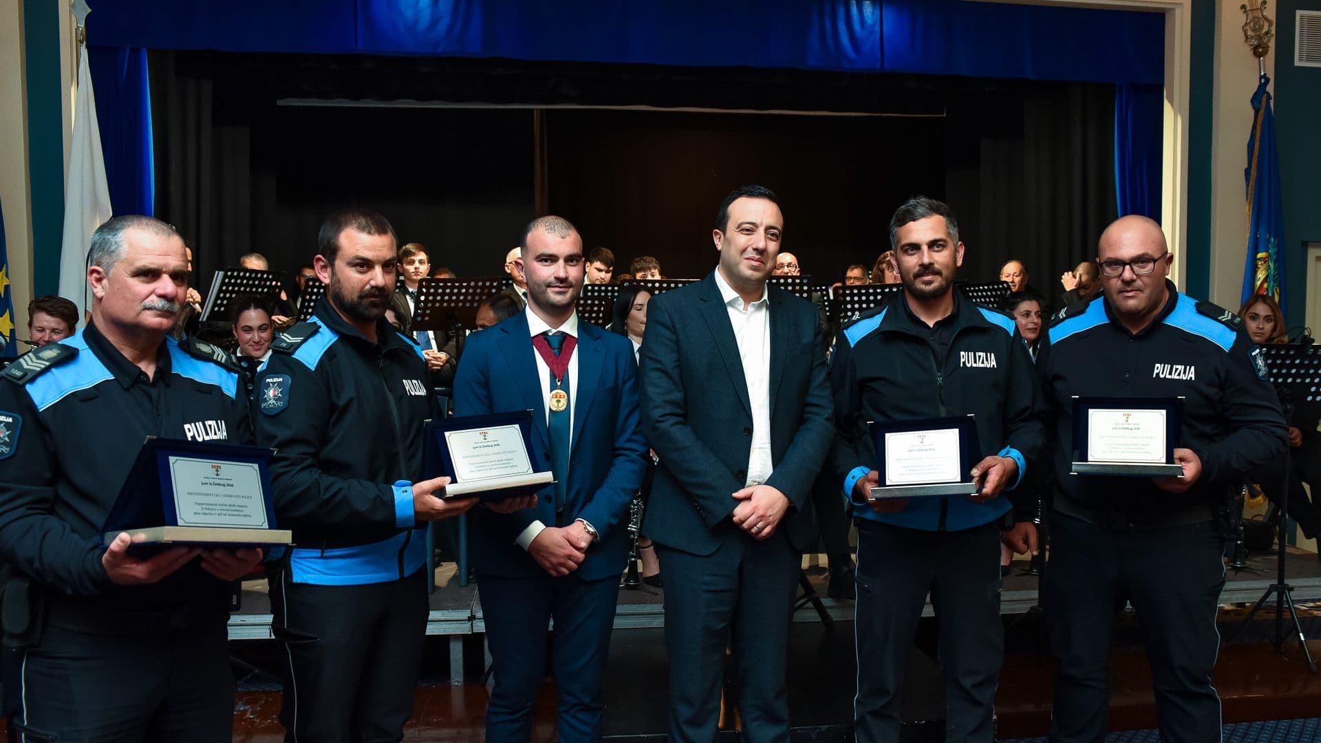 Żebbuġ, Gozo Community Police Awarded By Local Council For Their Work