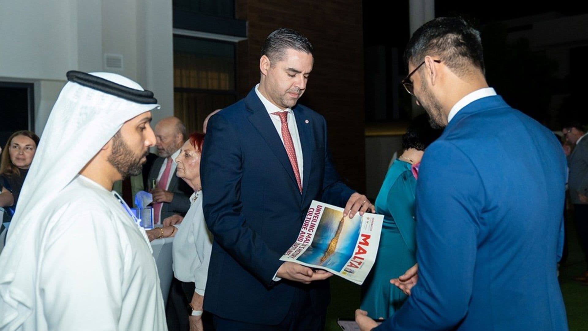 Deputy PM Ian Borg In UAE For Sir Bani Yas Forum