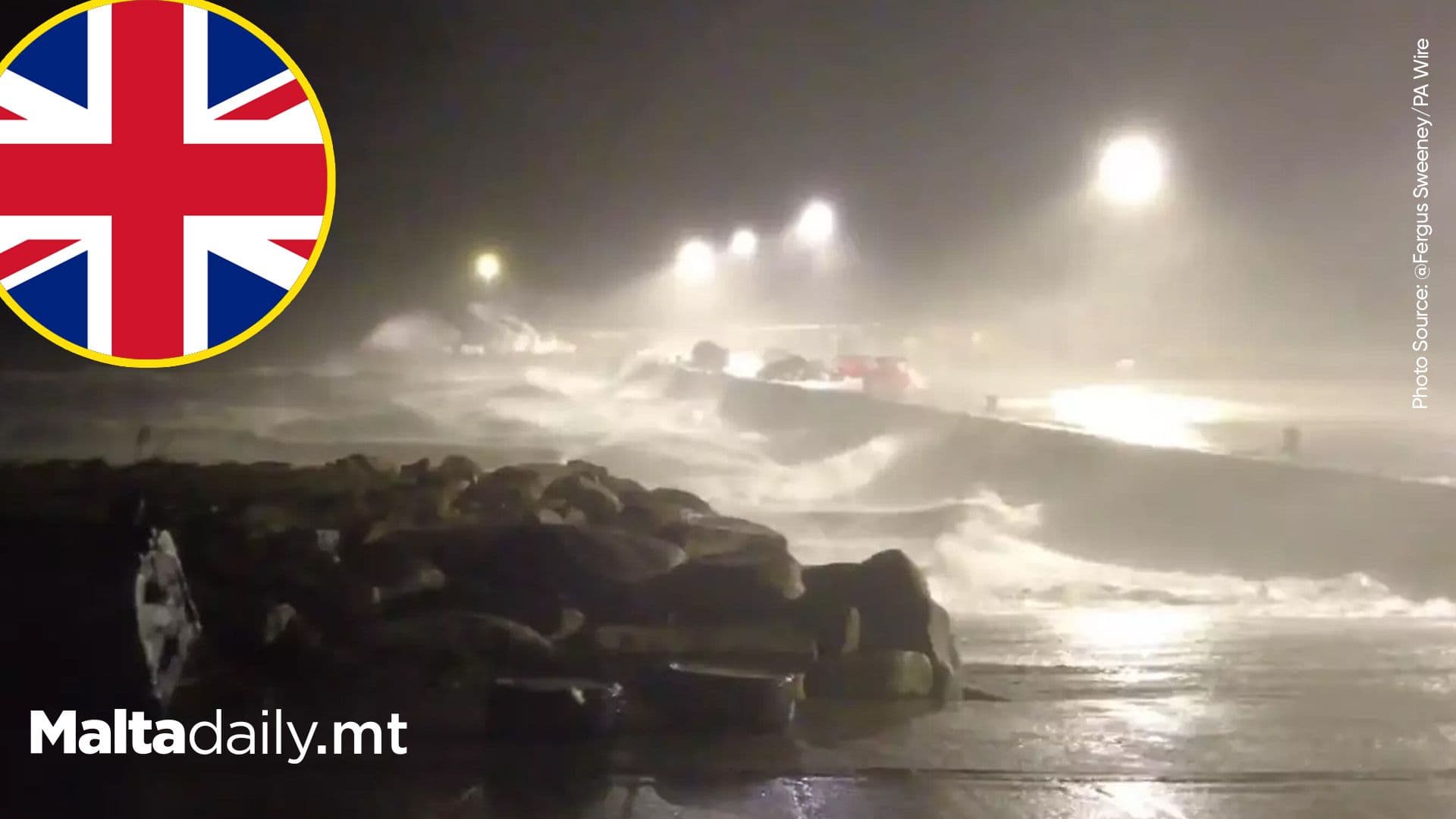 Thousands Without Power as Storm Darragh Hits UK