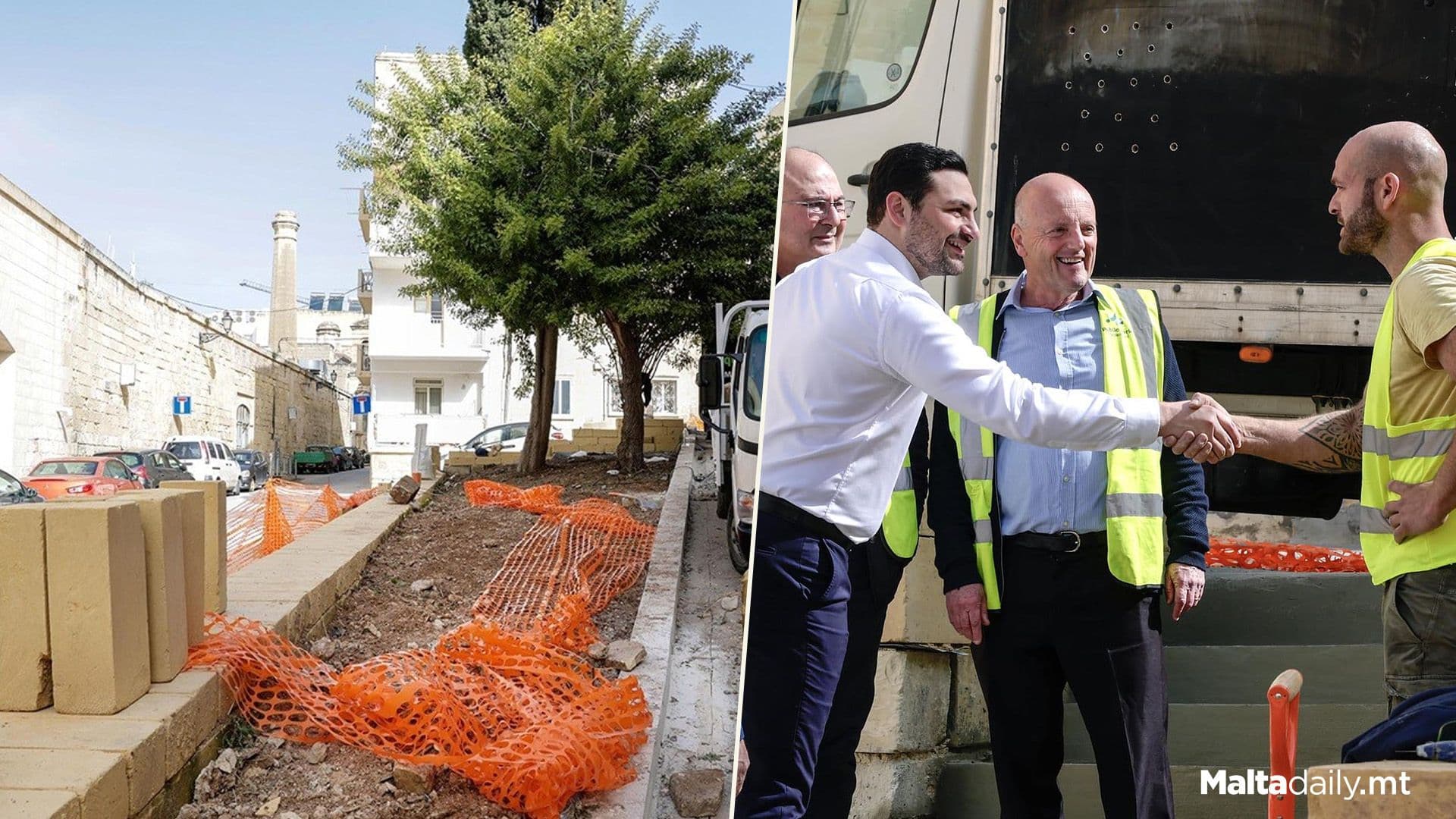 Public Works Implementing 3 Projects In Birgu