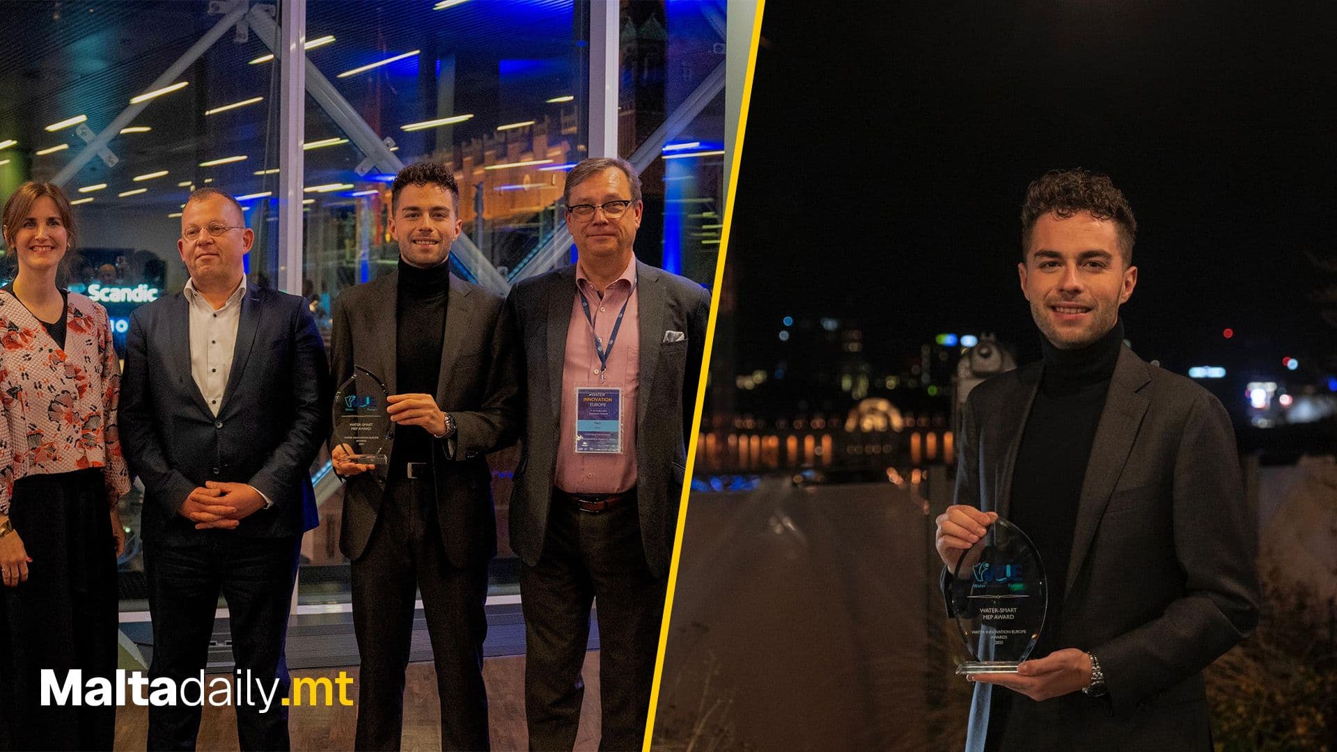 Thomas Bajada Named “Water-Smart MEP Of The Year” During The Water Innovation Conference In Denmark