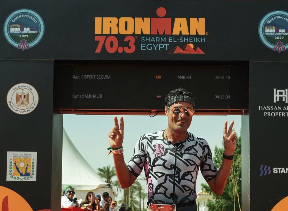 Josef Bonavia Shines at IRONMAN 70.3 Egypt with Age-Group Victory