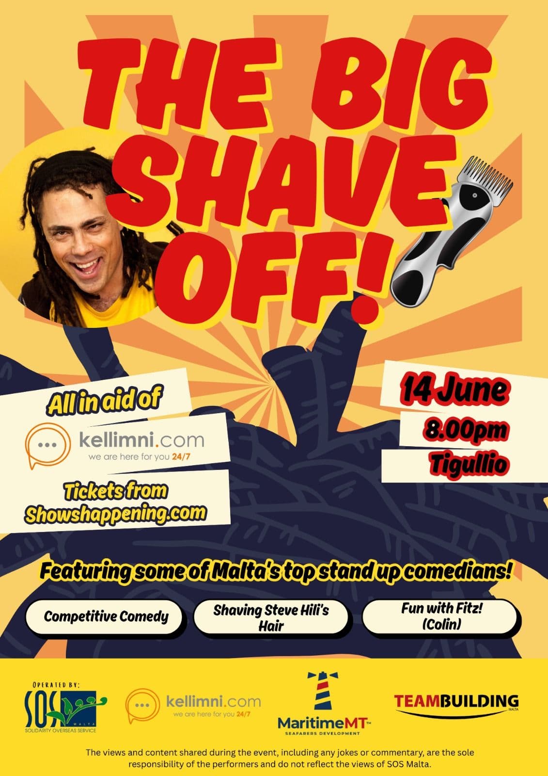 The Big Shave Off: Steve Hili Shaving Off Iconic Dreadlocks