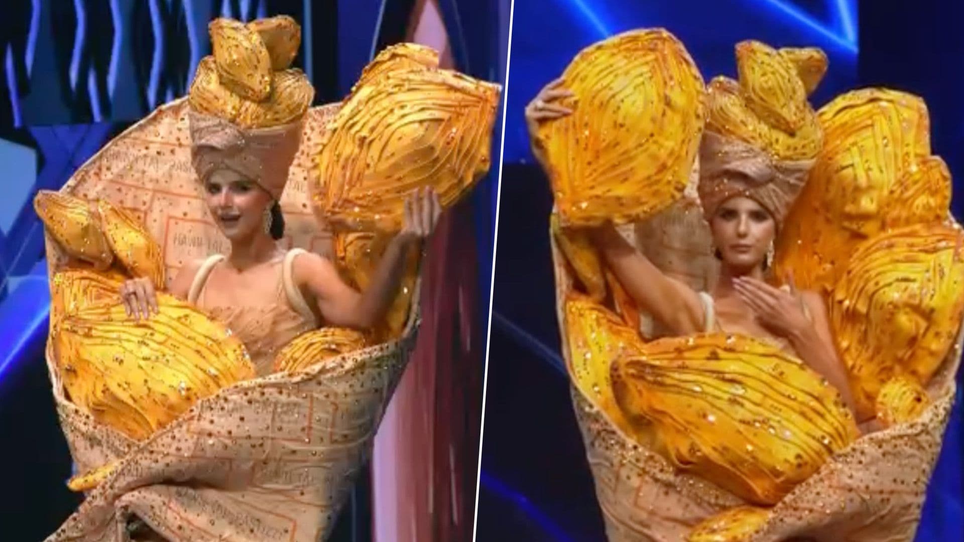 Natalia Galea Wears “Hawn Tal-Pastizzi” Costume At Miss Grand International