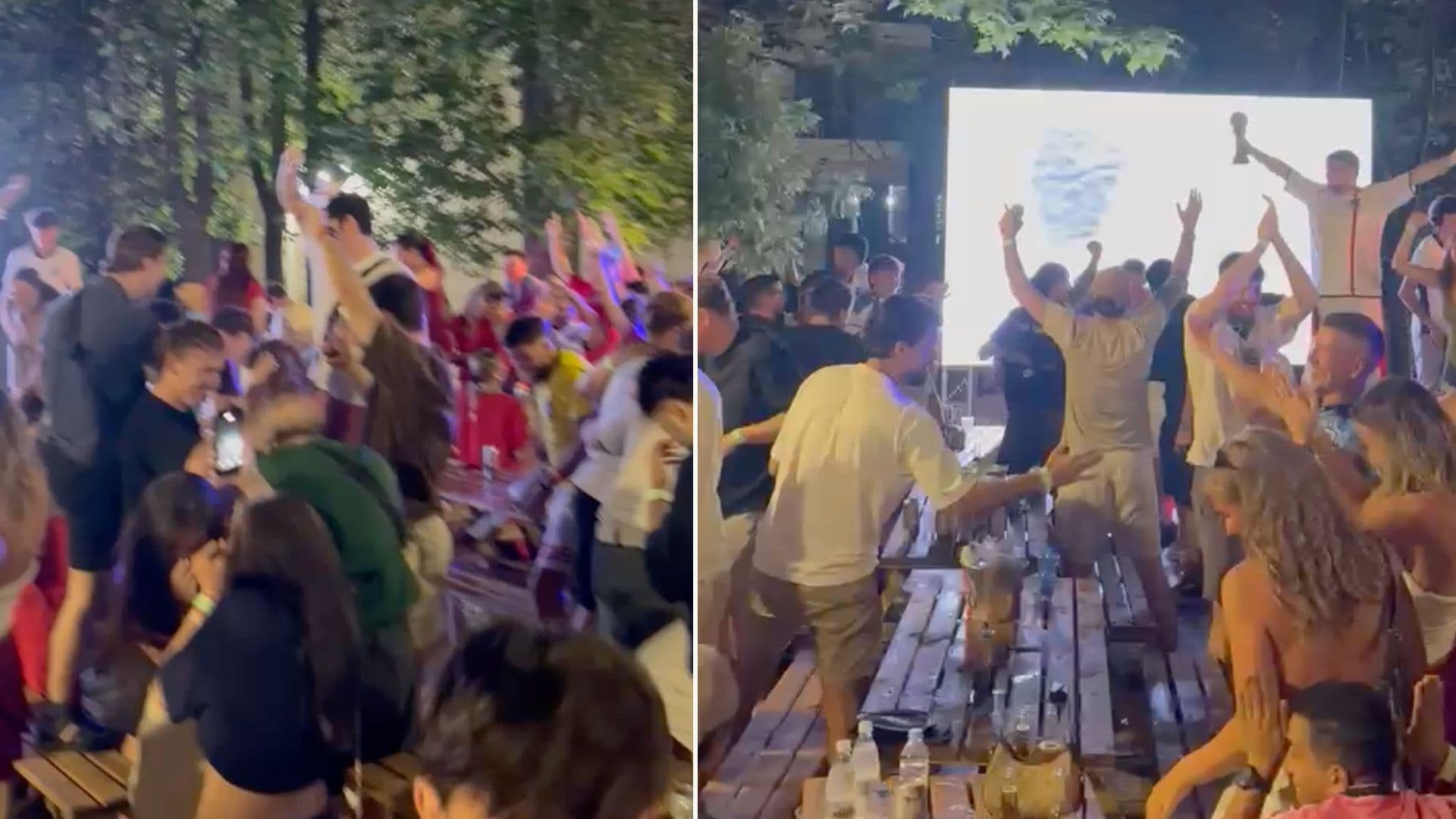 England Fans Erupt At Paceville World Cup Village As They Aged Mexico 3-2