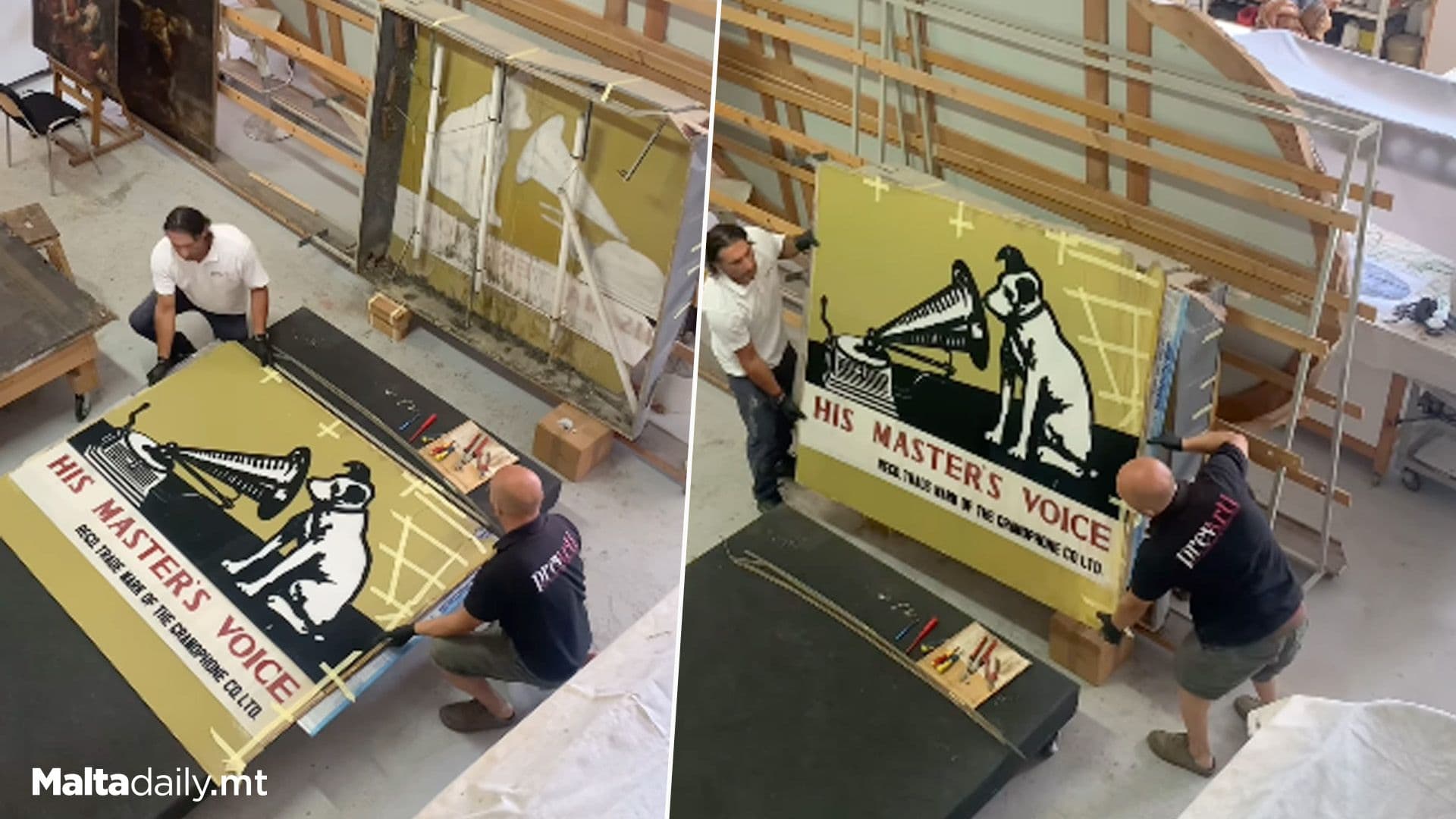 HMV Sign Dismantled Ahead Of Restoration