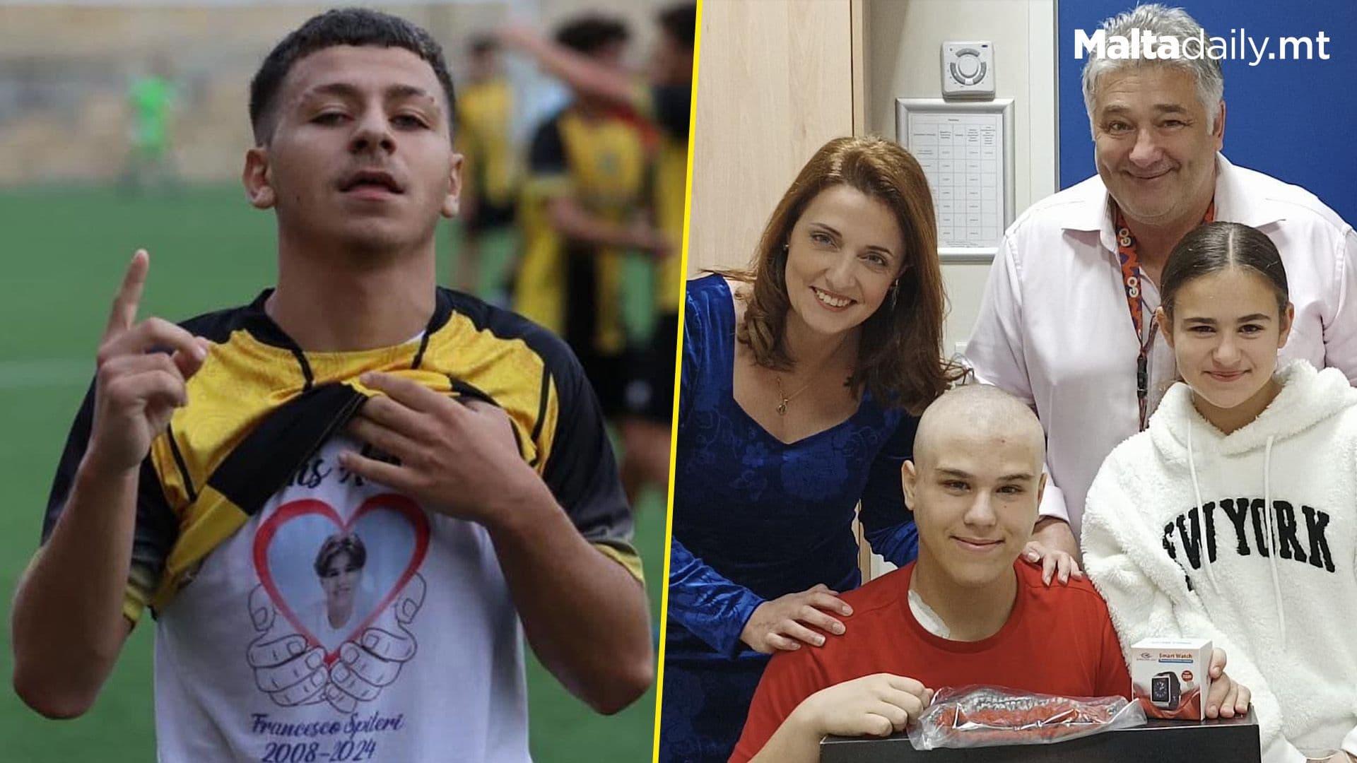 Local Youth Football Player Pays Goal Celebration Tribute To Francesco Spiteri