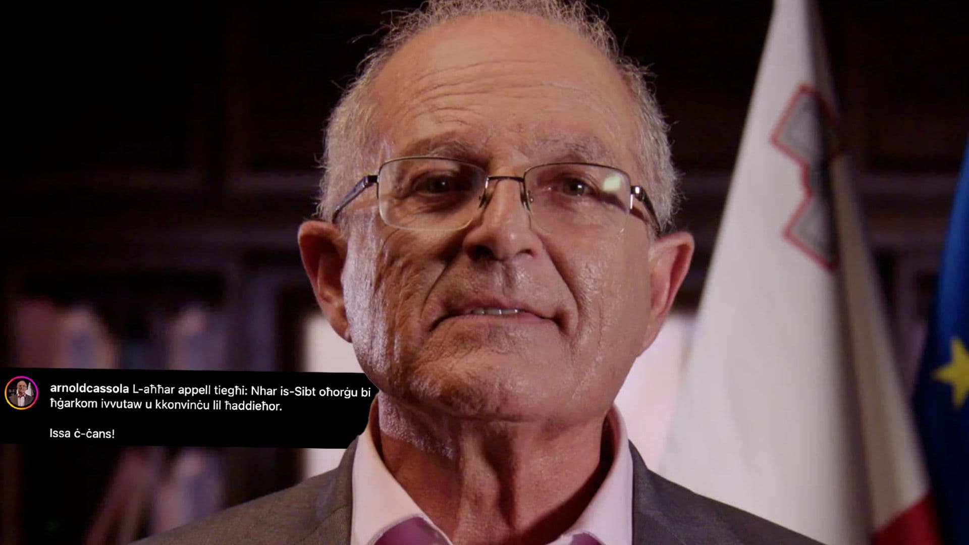 Arnold Cassola’s Last Message: “Malta Will Be Reborn”