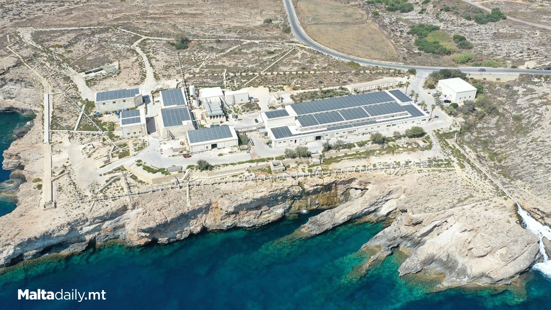 Solar Farm At Lapsi Reverse Osmosis Plant Connected To Grid