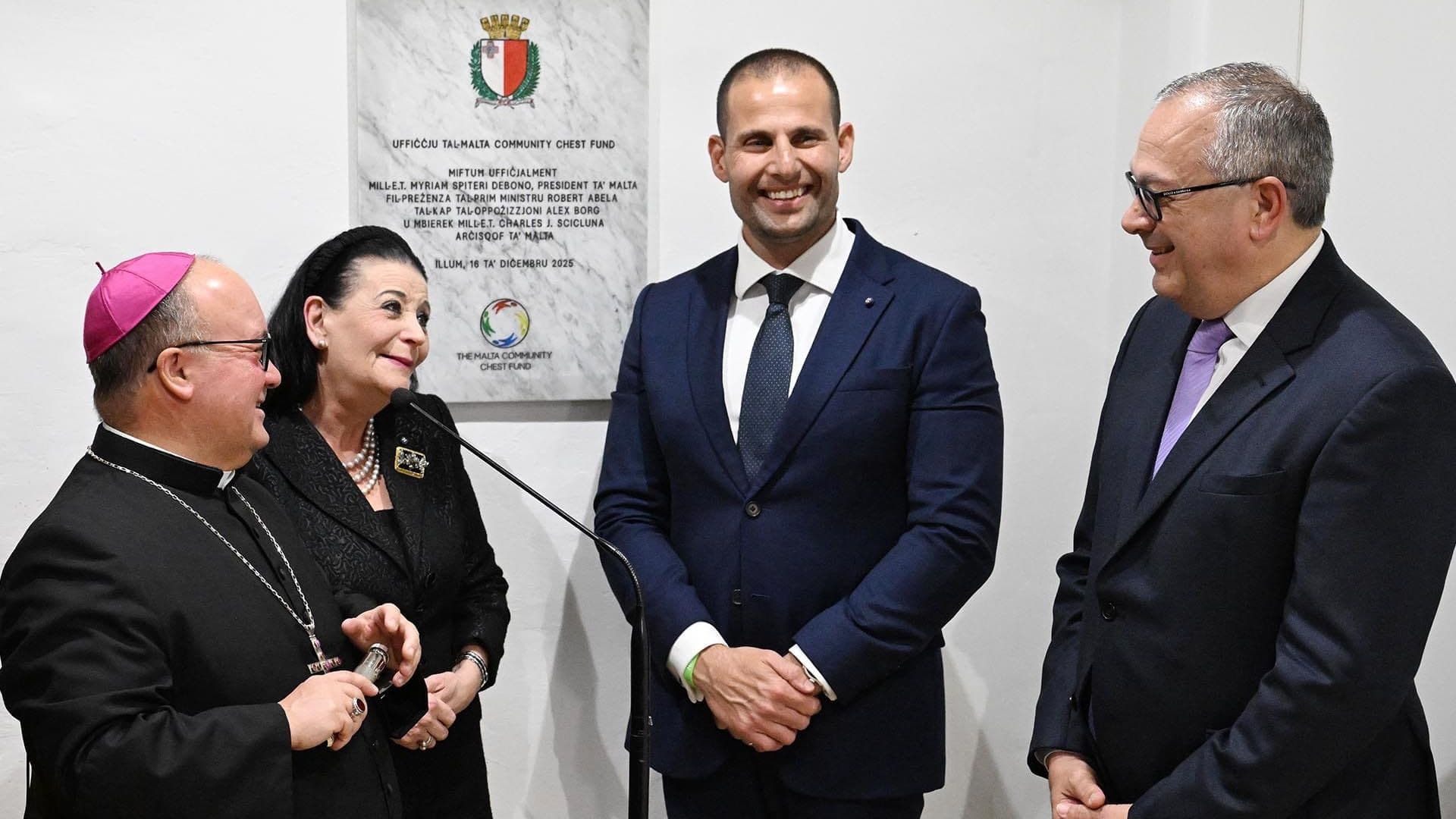 Malta Community Chest Fund Offices At Presidential Palace Open
