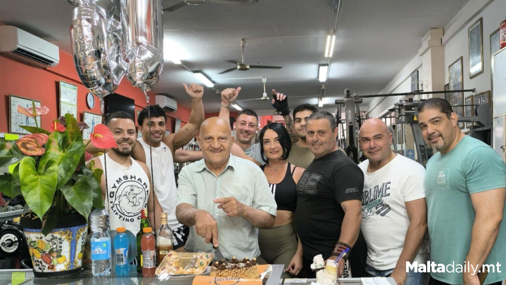 Bertu Camilleri Celebrates 81st Birthday at Iconic Bertu’s Gym