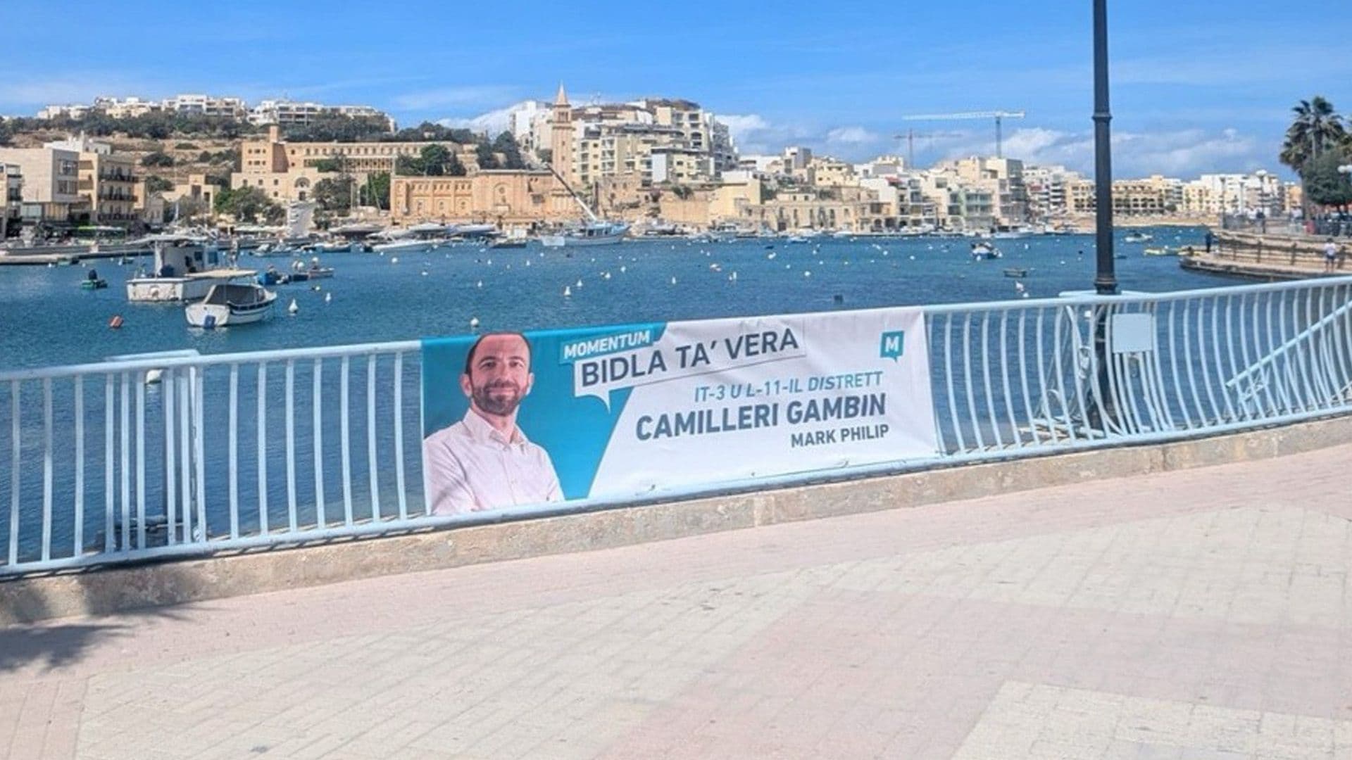 Momentum Candidate Files Police Report After Campaign Banners Stolen in Marsaskala