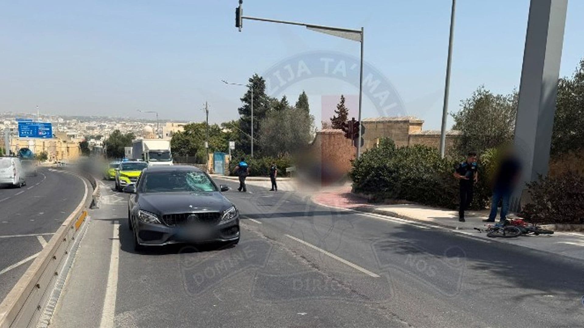 71 Year Old Cyclist Grievously Injured After Crash With Mercedes In Ħal Luqa