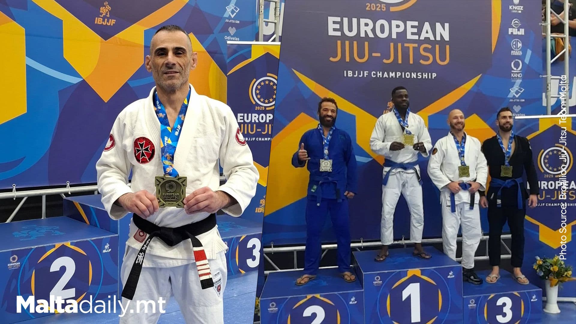 Maltese BJJ Athletes Win Bronze at IBJJF European Open