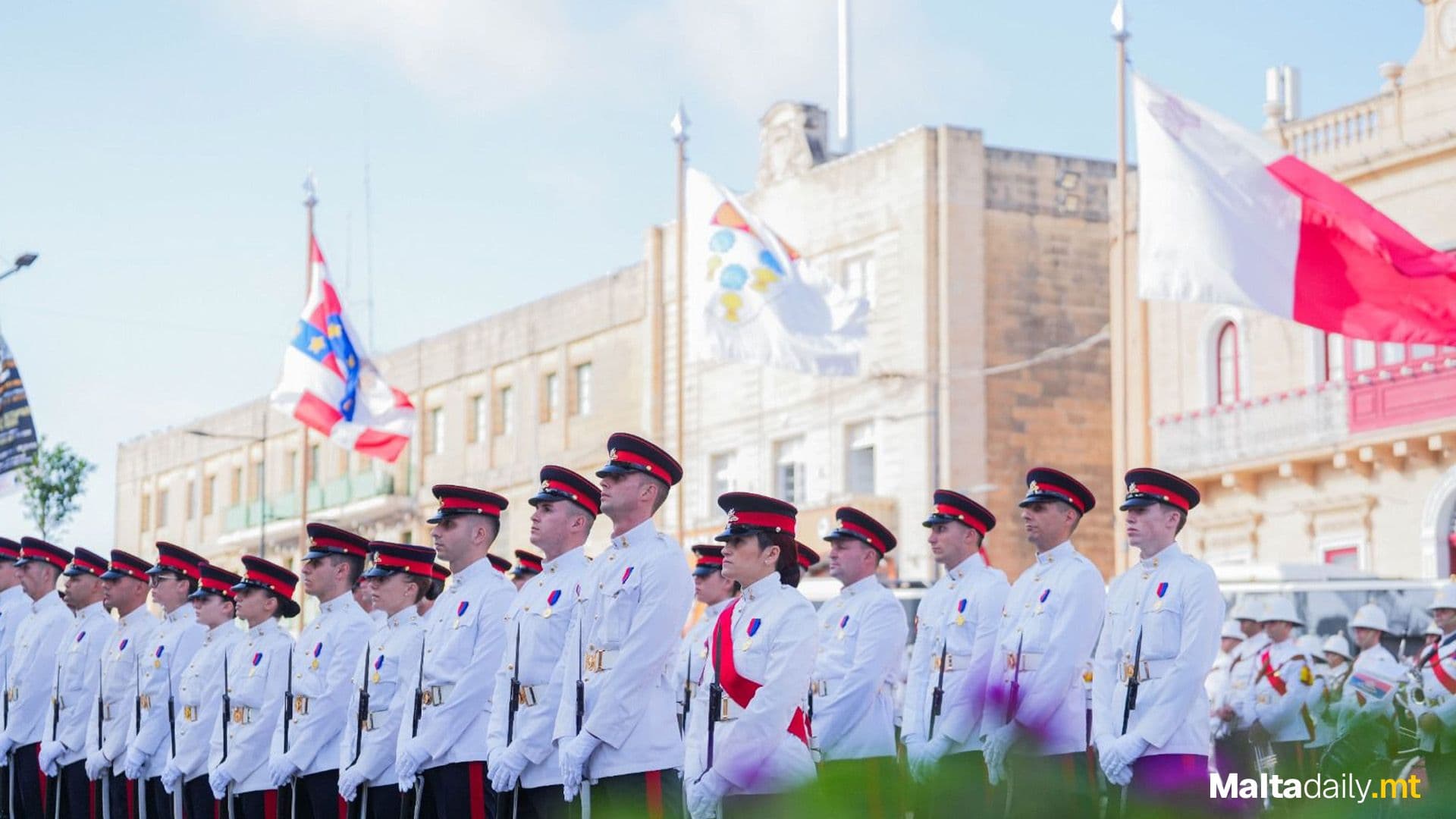 Armed Forces Of Malta Mark Celebration Day With Paola Mass