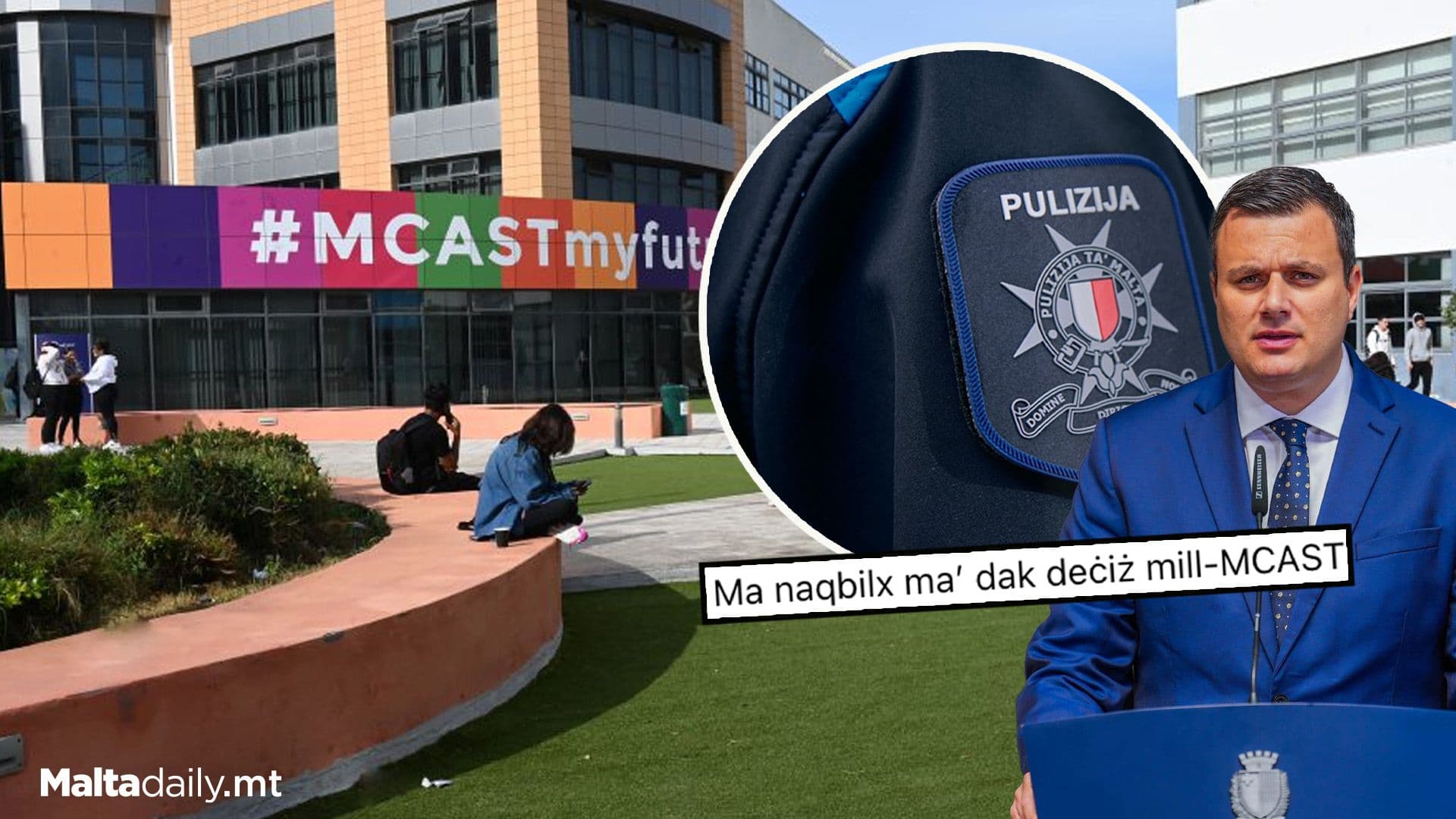 Security Minister Too Calls Out MCAST Police Directive