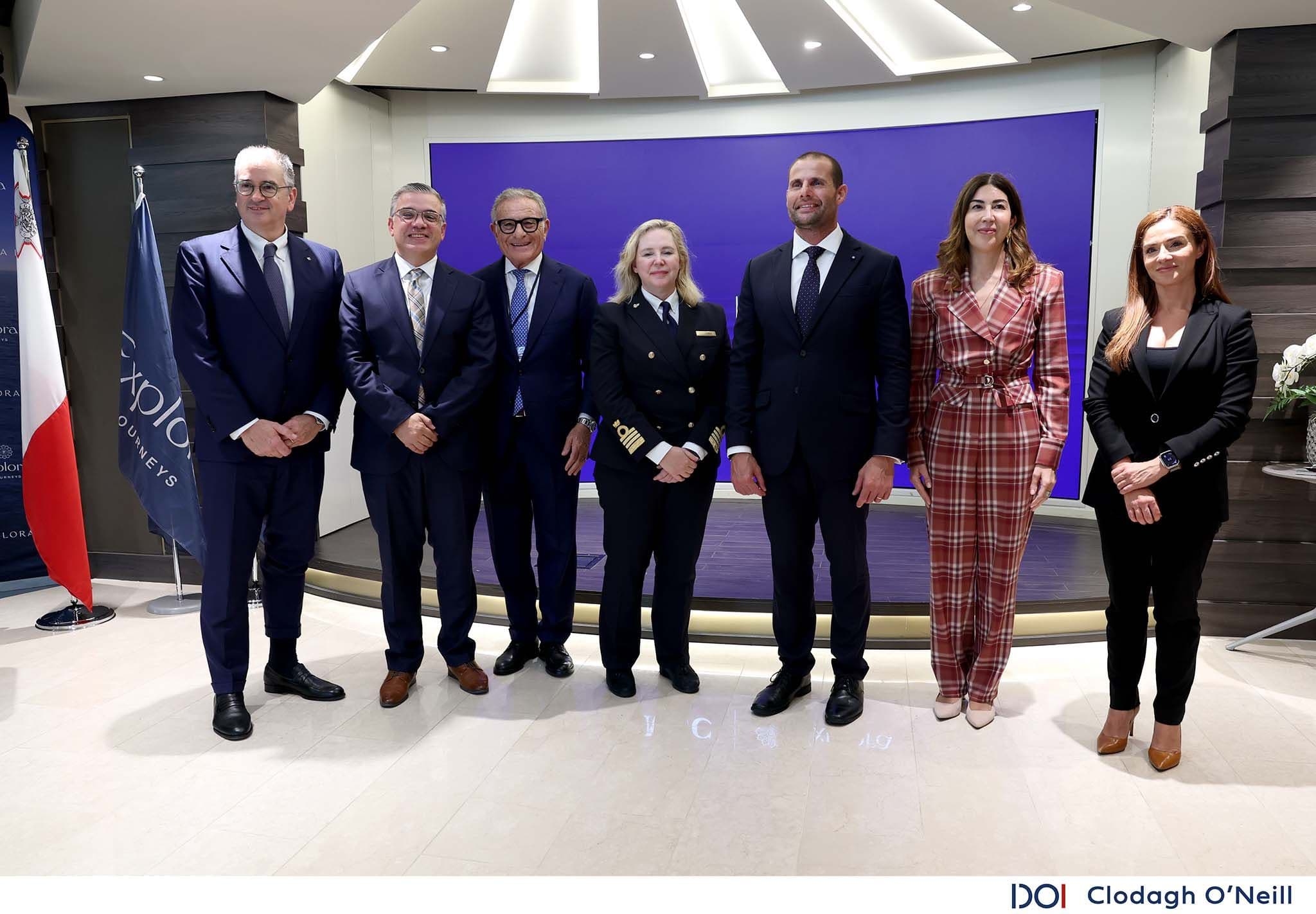Prime Minister Robert Abela Inaugurates MSC Explora II’s First Shore-to-Ship Connection In Malta’s Grand Harbour