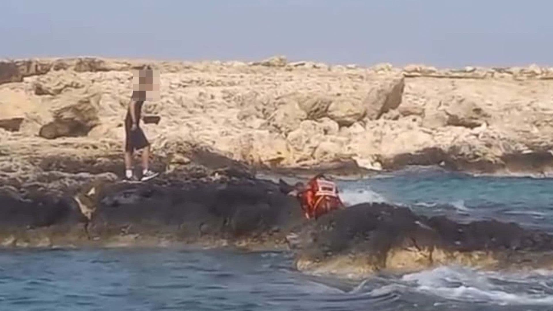 Armed Forces Rescue Man In Difficulty At Fra Ben, Qawra