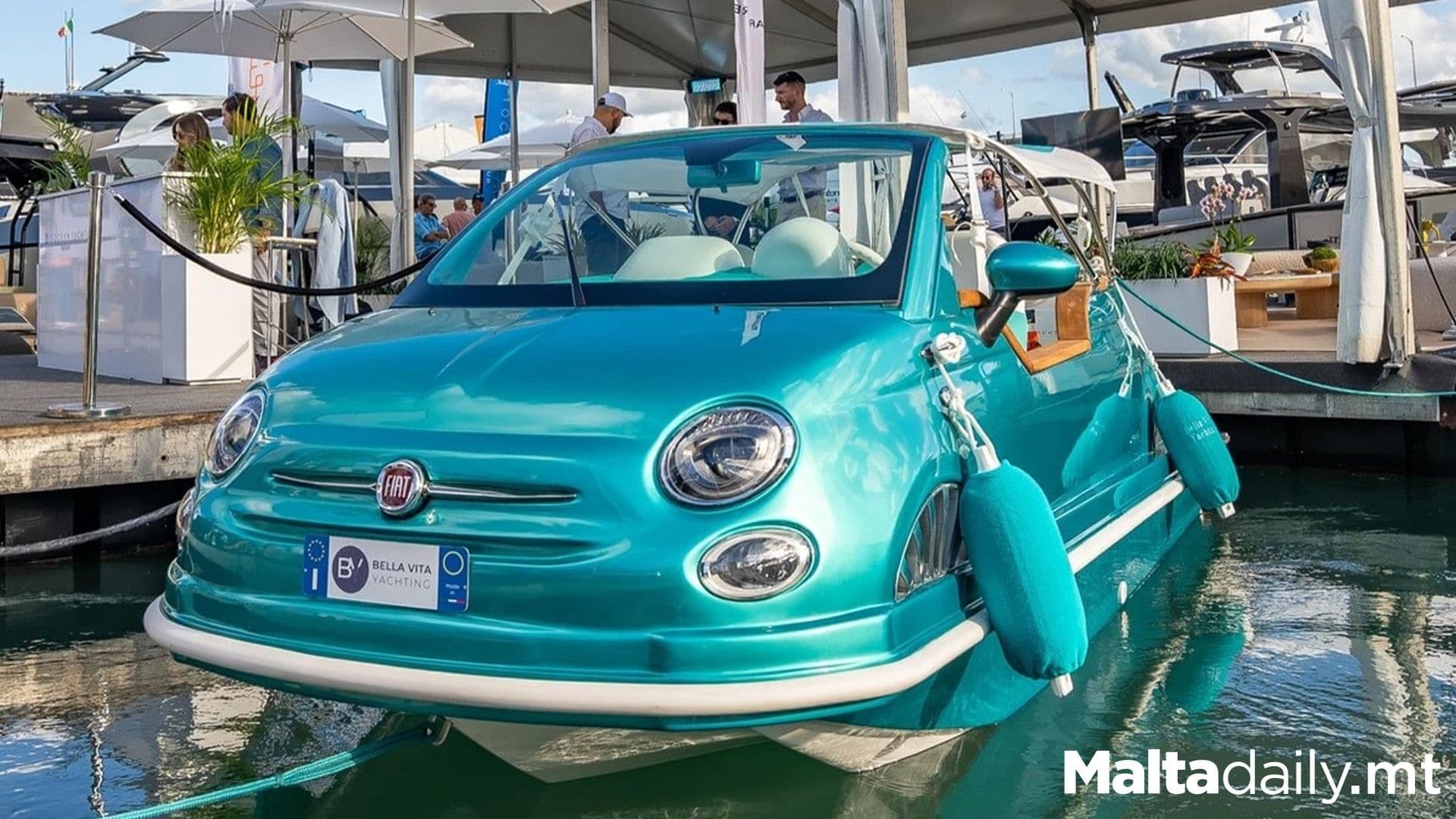 Experience the Fiat 500 Offshore: A Limited-Edition Car-Boat Hybrid!