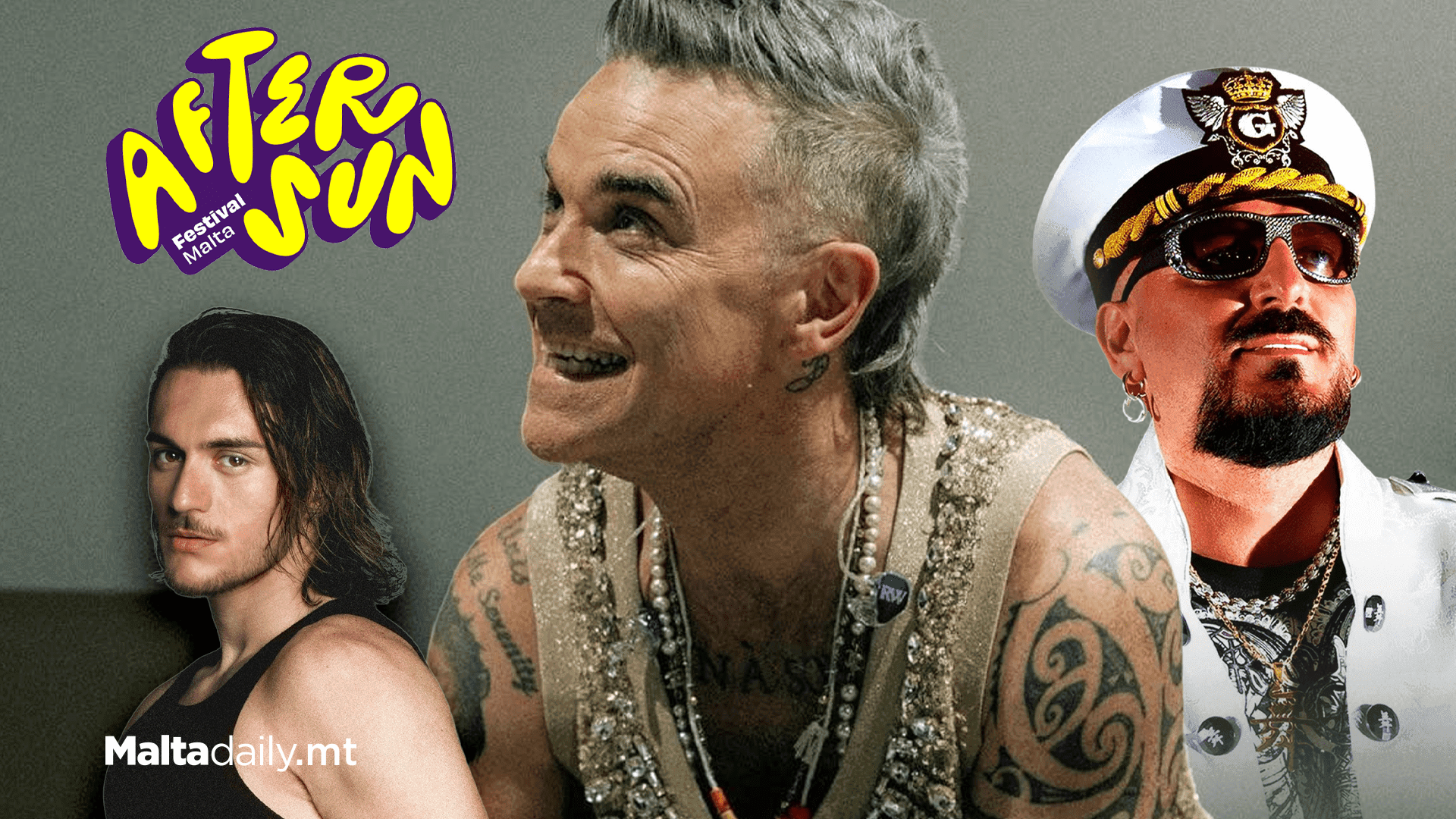 Robbie Williams Returns to Malta at New Aftersun Festival