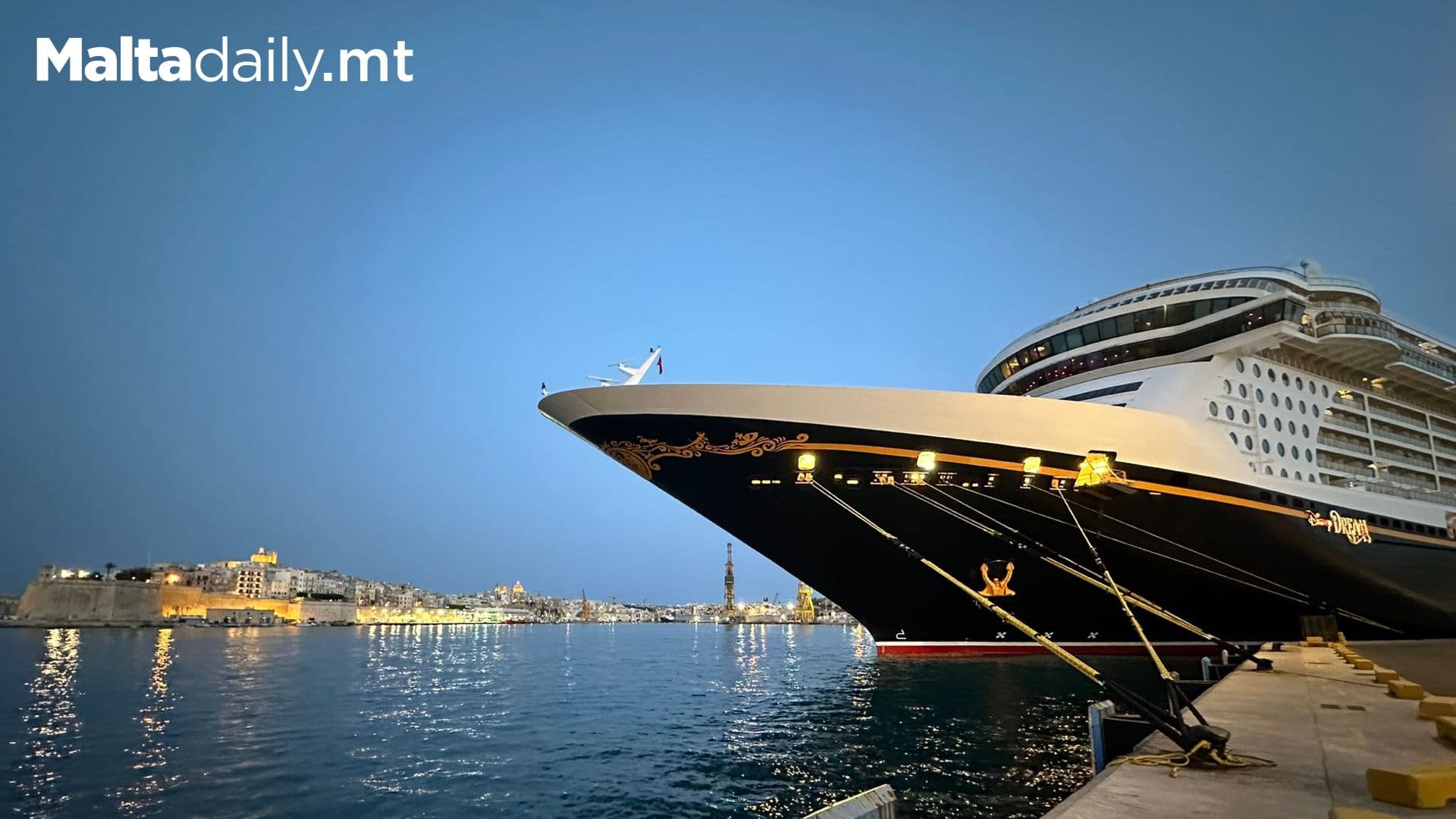Disney Dream Ship Stops In Valletta Cruise Port