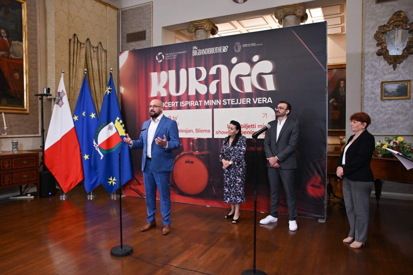 Second Edition Of Kuraġġ Concert Launched In Aid Of The Malta Community Chest Fund