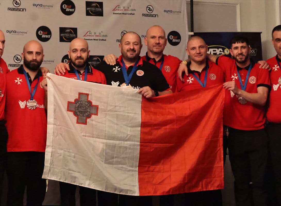 Double Bronze Glory for Malta at World Blackball Championships
