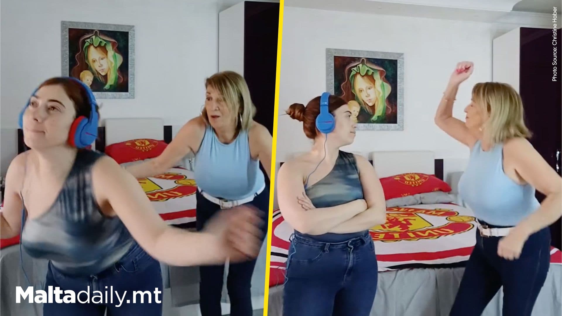 Eileen Montesin Joins Daughter Christine Haber In Viral Dance Trend