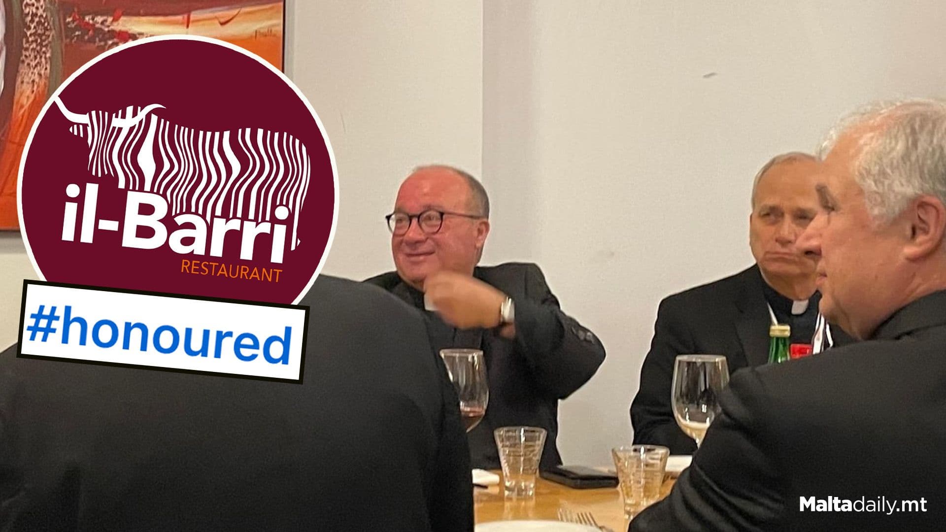 ‘Il-Barri Restaurant’ Shares Photo Of Pope Leo XIV Dining There