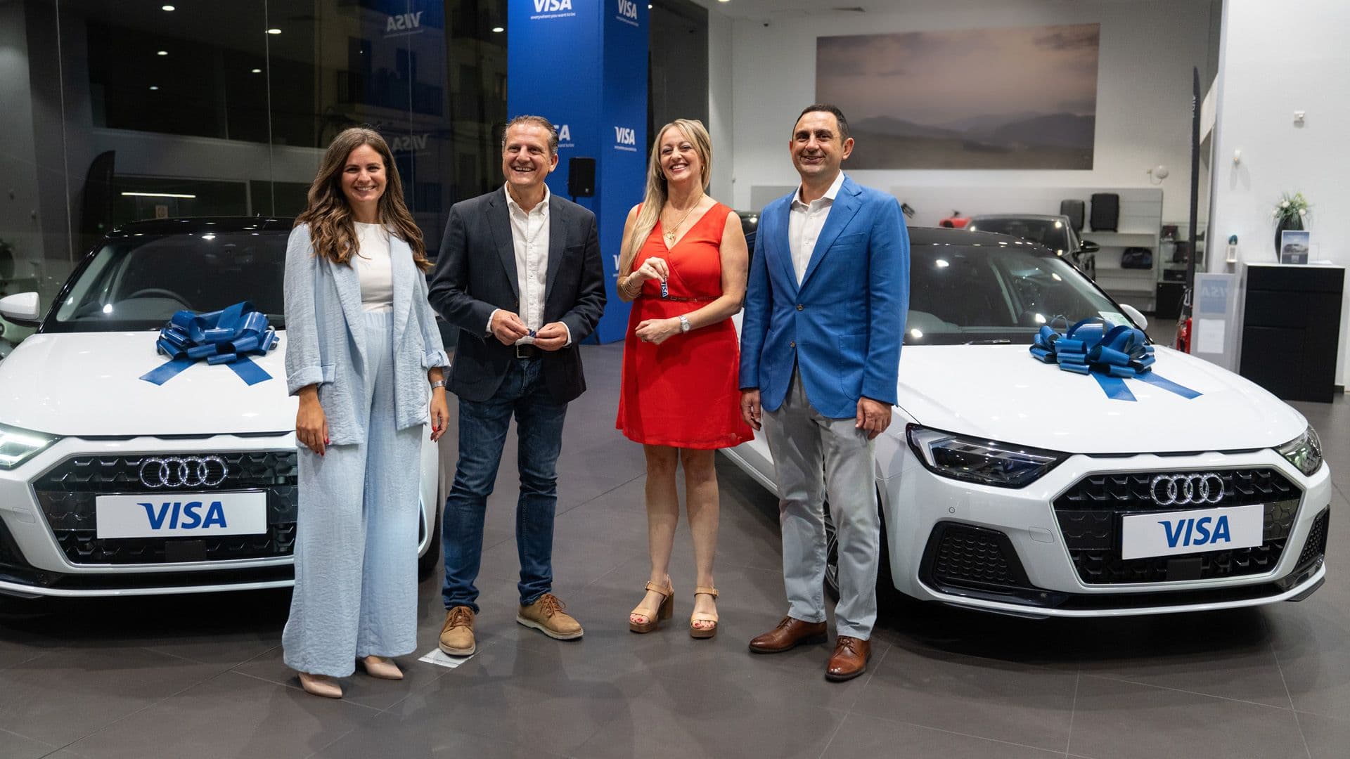 Two Lucky Visa Cardholders Drive Away With An Audi A1 Each