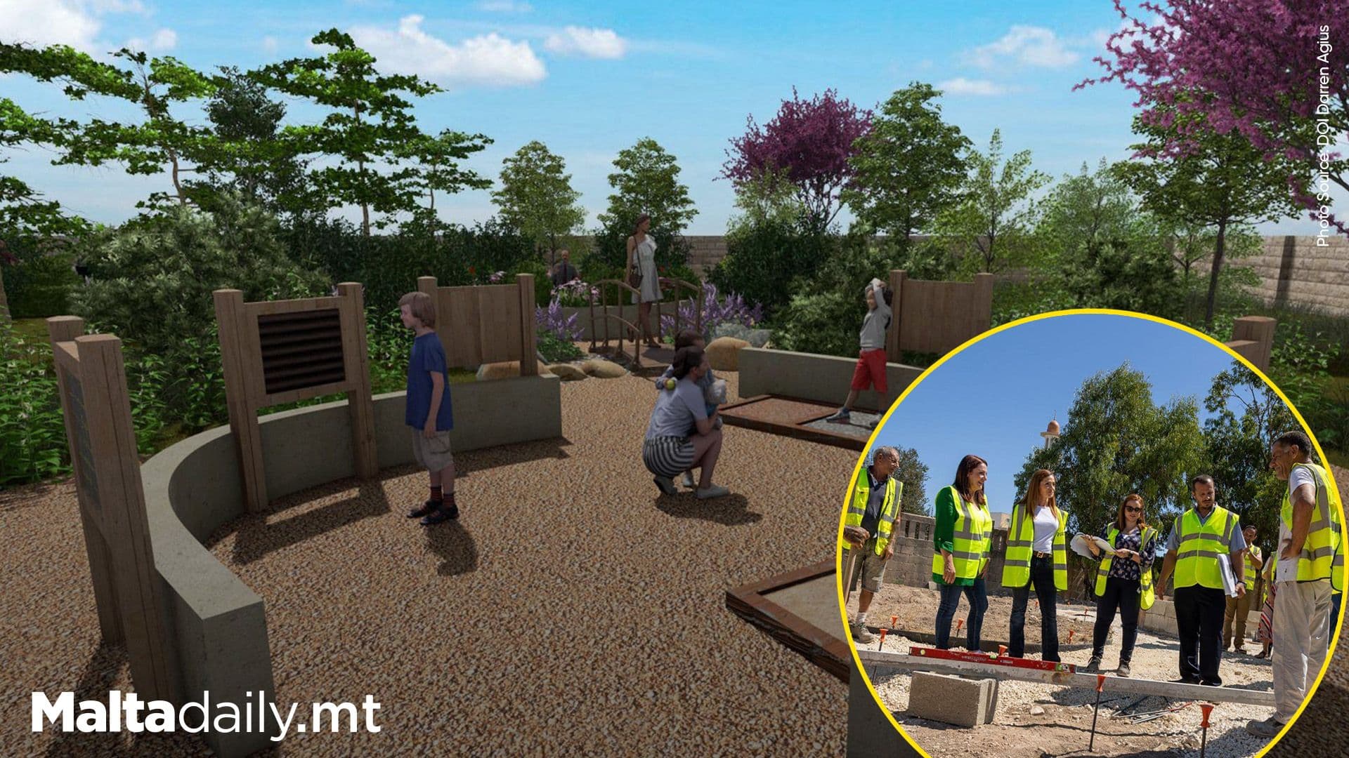 Work Begins On Inclusive Sensory Garden In Paola