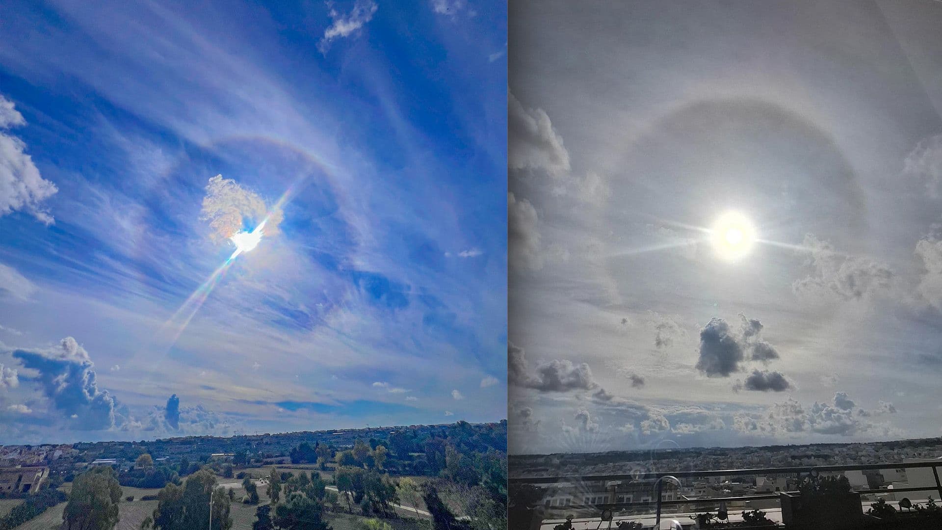 Rare Solar Halo Spotted in Malta’s Skies