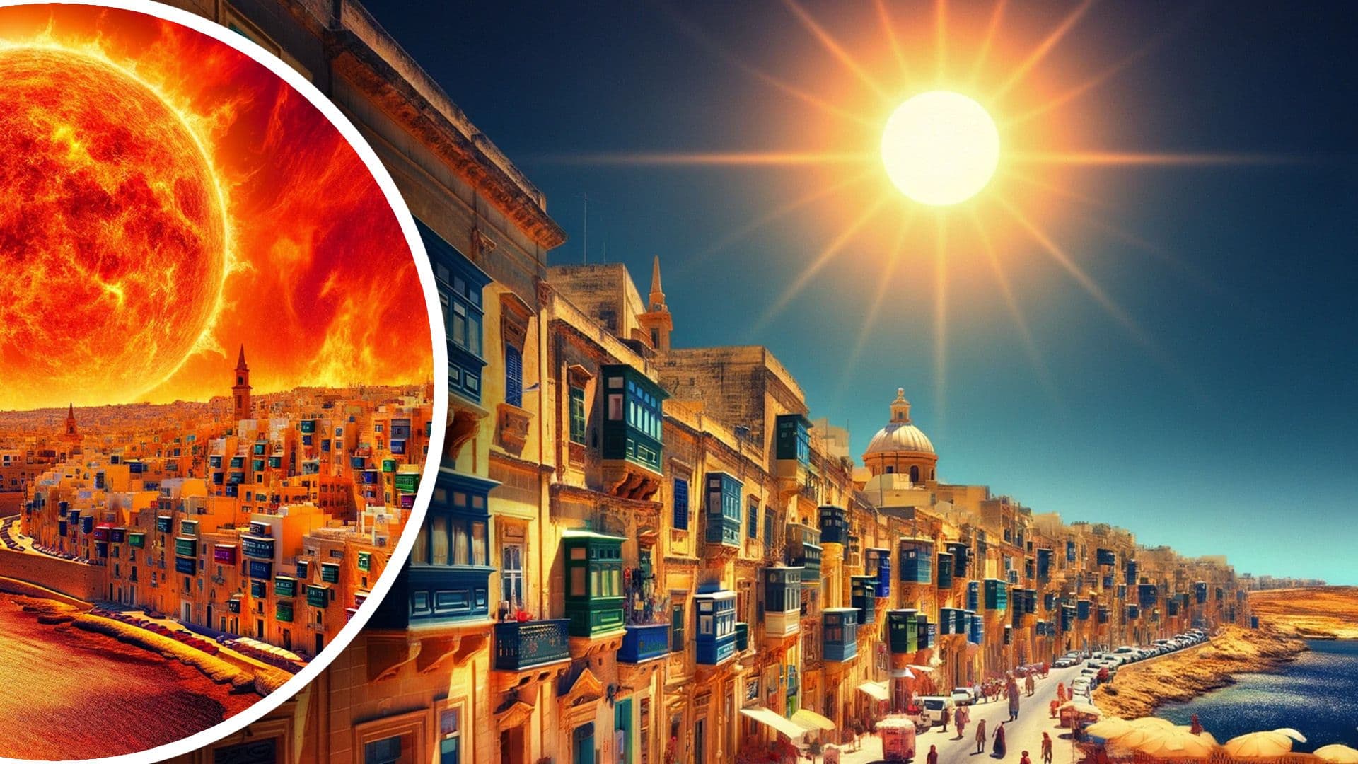 We Told AI To Show Us What Malta Would Look Like If It Kept Getting Hotter