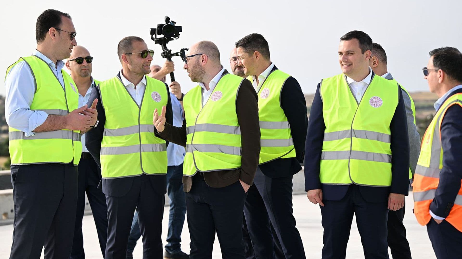 PM Visits Ongoing Works At Ta’ Qali National Football Centre