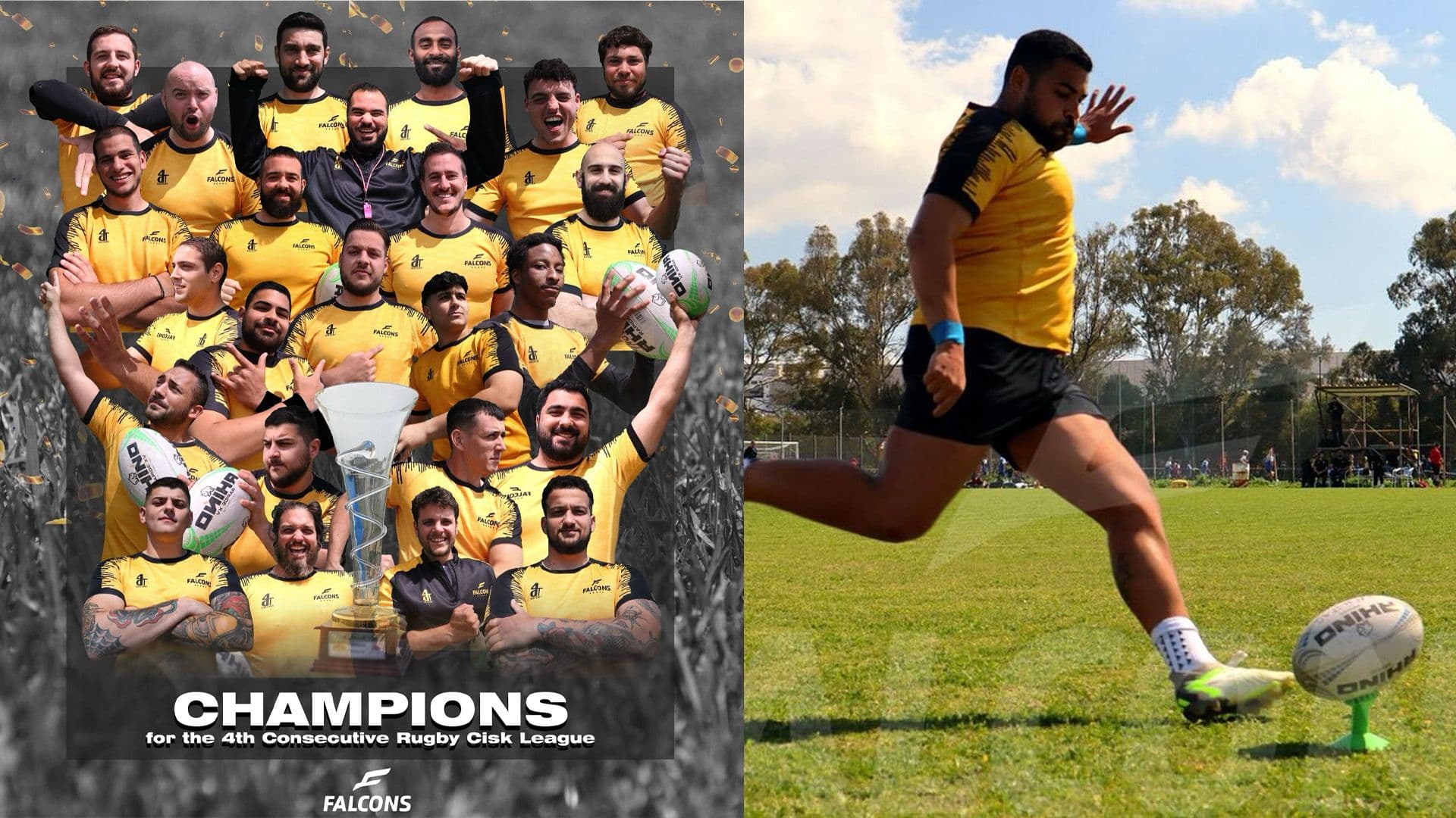 Falcons Secure Fourth Straight Rugby Cisk League Title