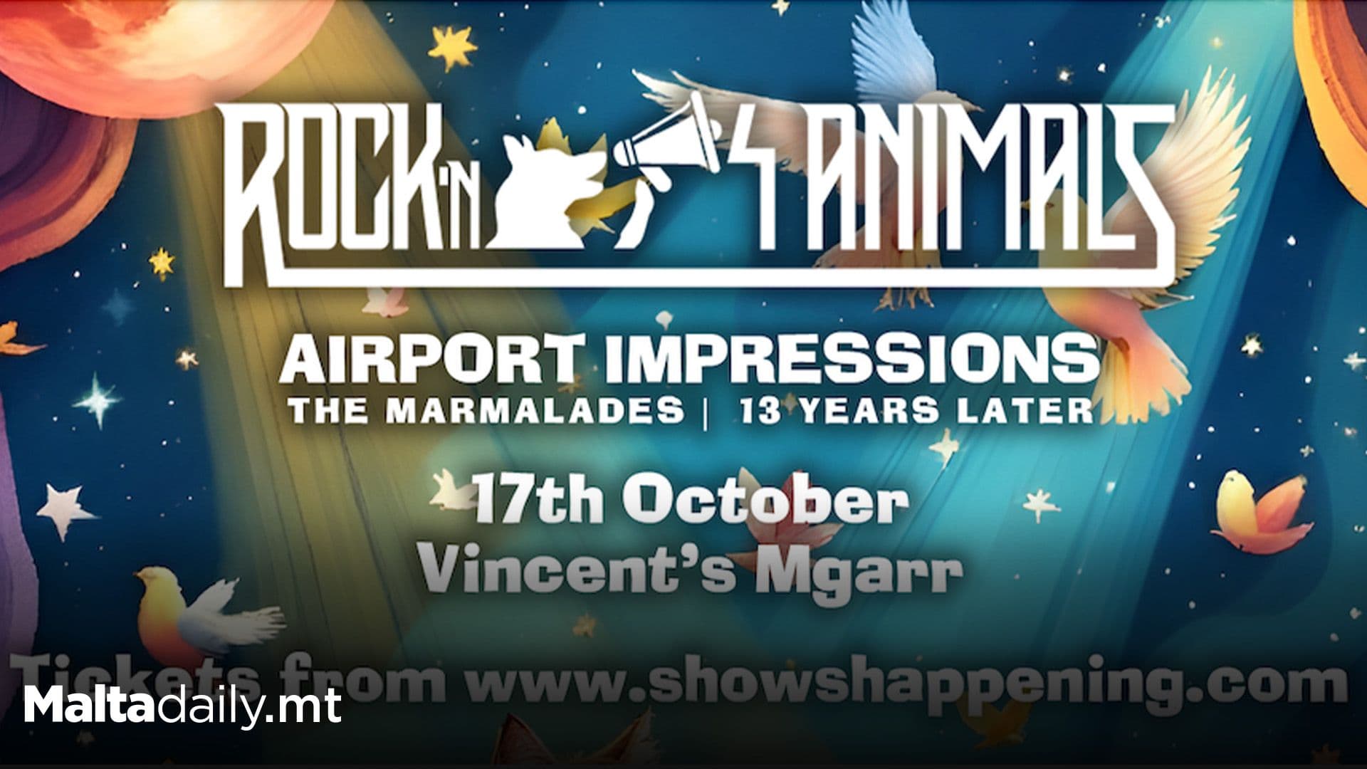 Rock’n 4 Animals: Airport Impressions To Headline Charity Event