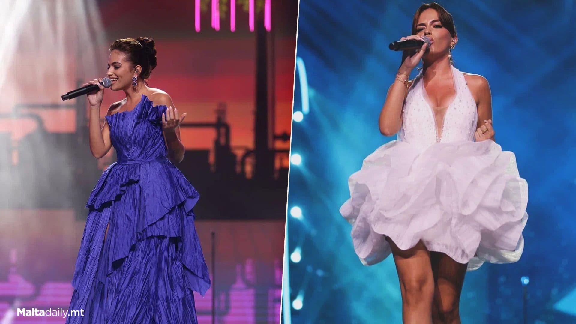 Gaia Cauchi Stuns At “New Wave” Singing Contest